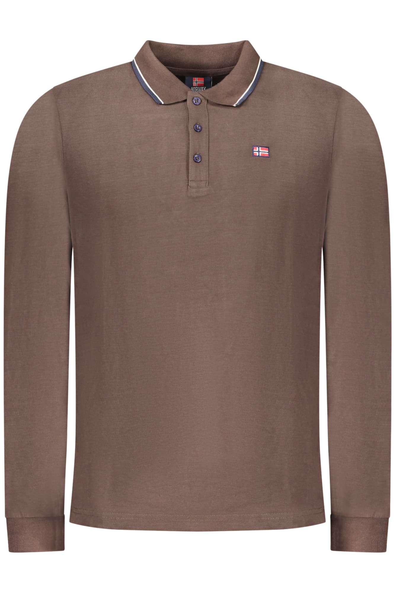 NORWAY 1963 Herren Poloshirt in Braun