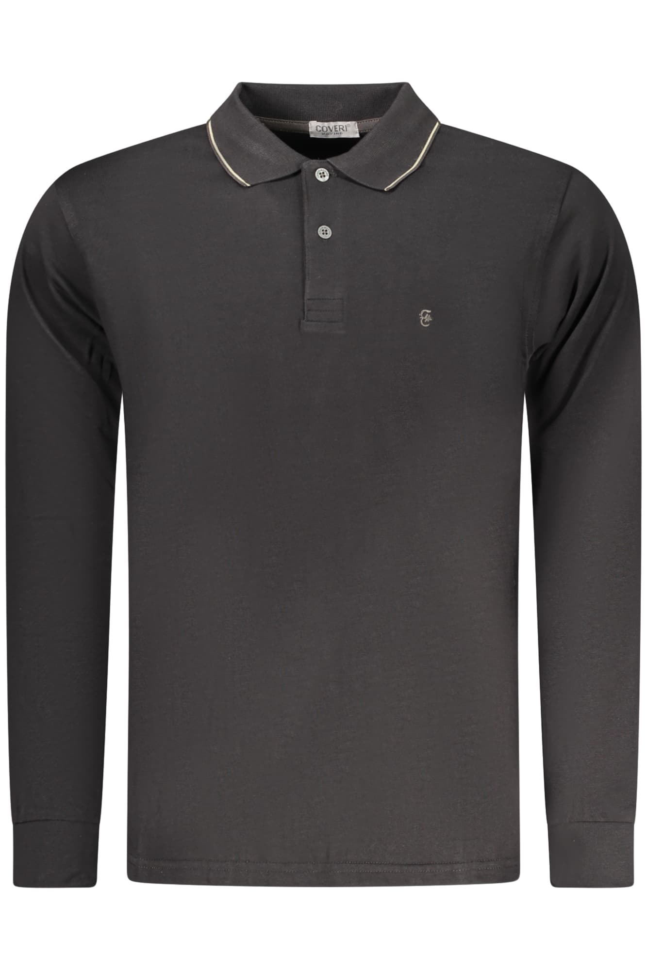 COVERI MOVING Herren Poloshirt in Schwarz