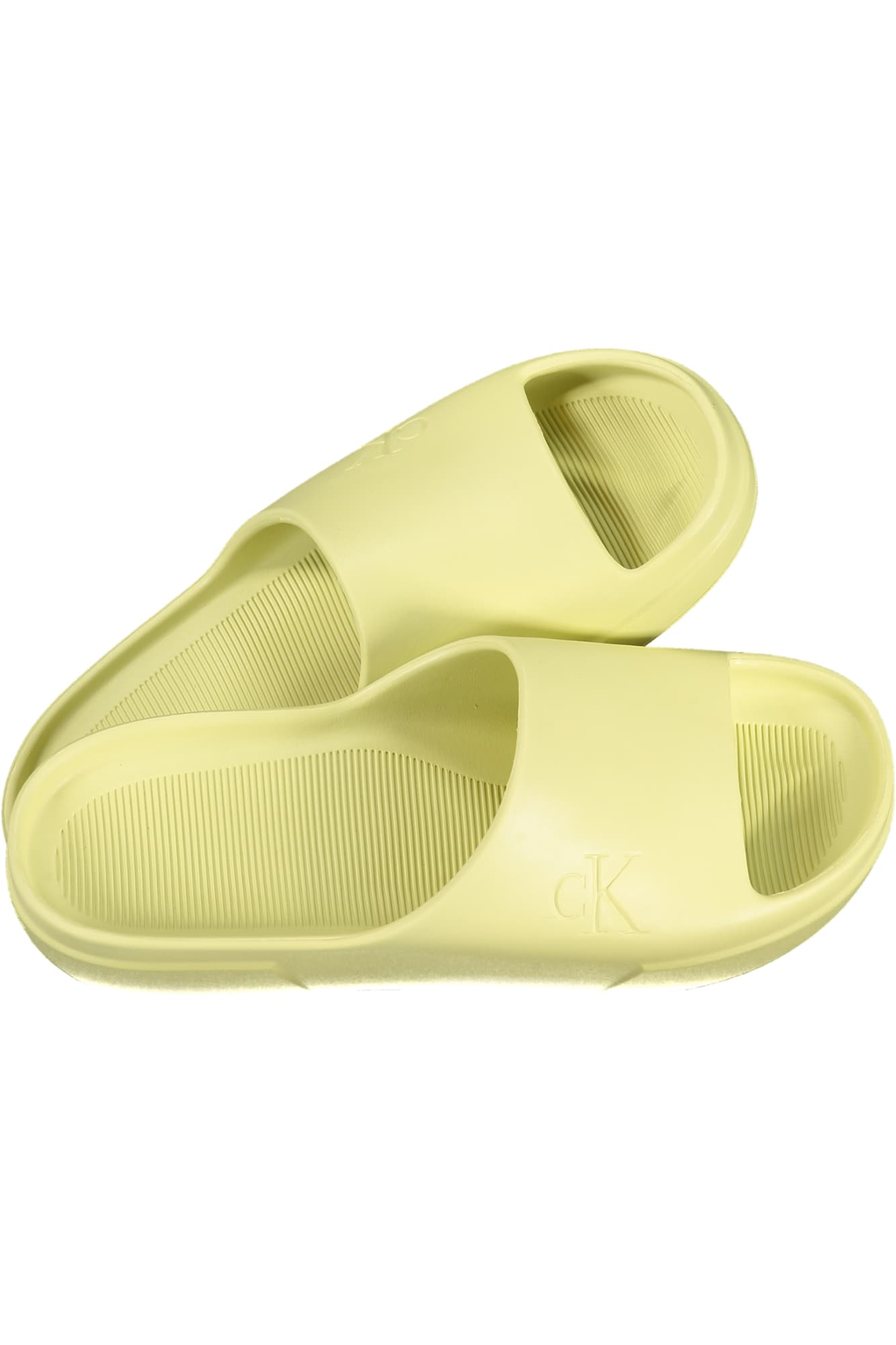 Calvin Klein Herren Pantoletten in Gelb