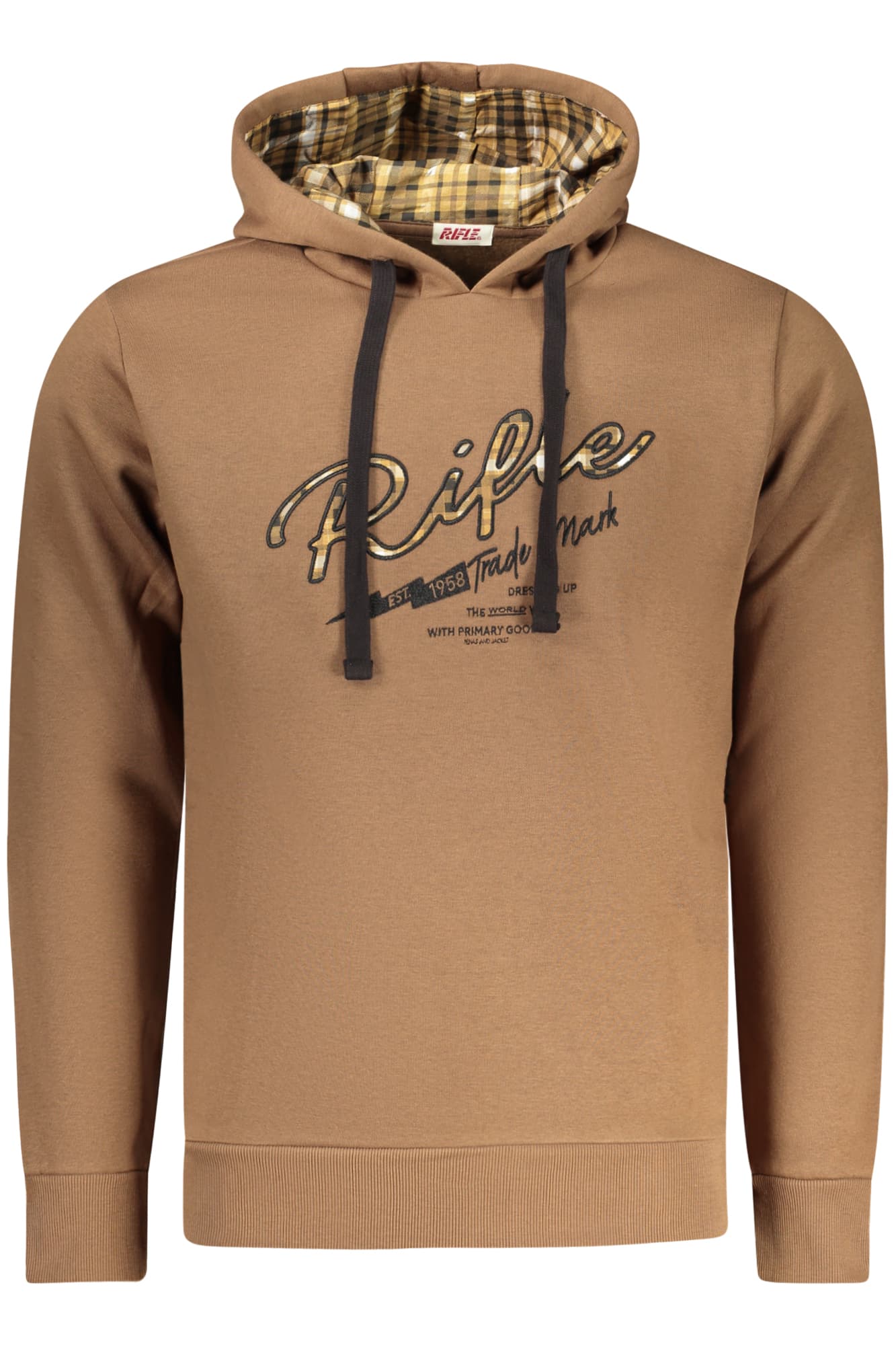 RIFLE Herren Sweatshirt in Braun