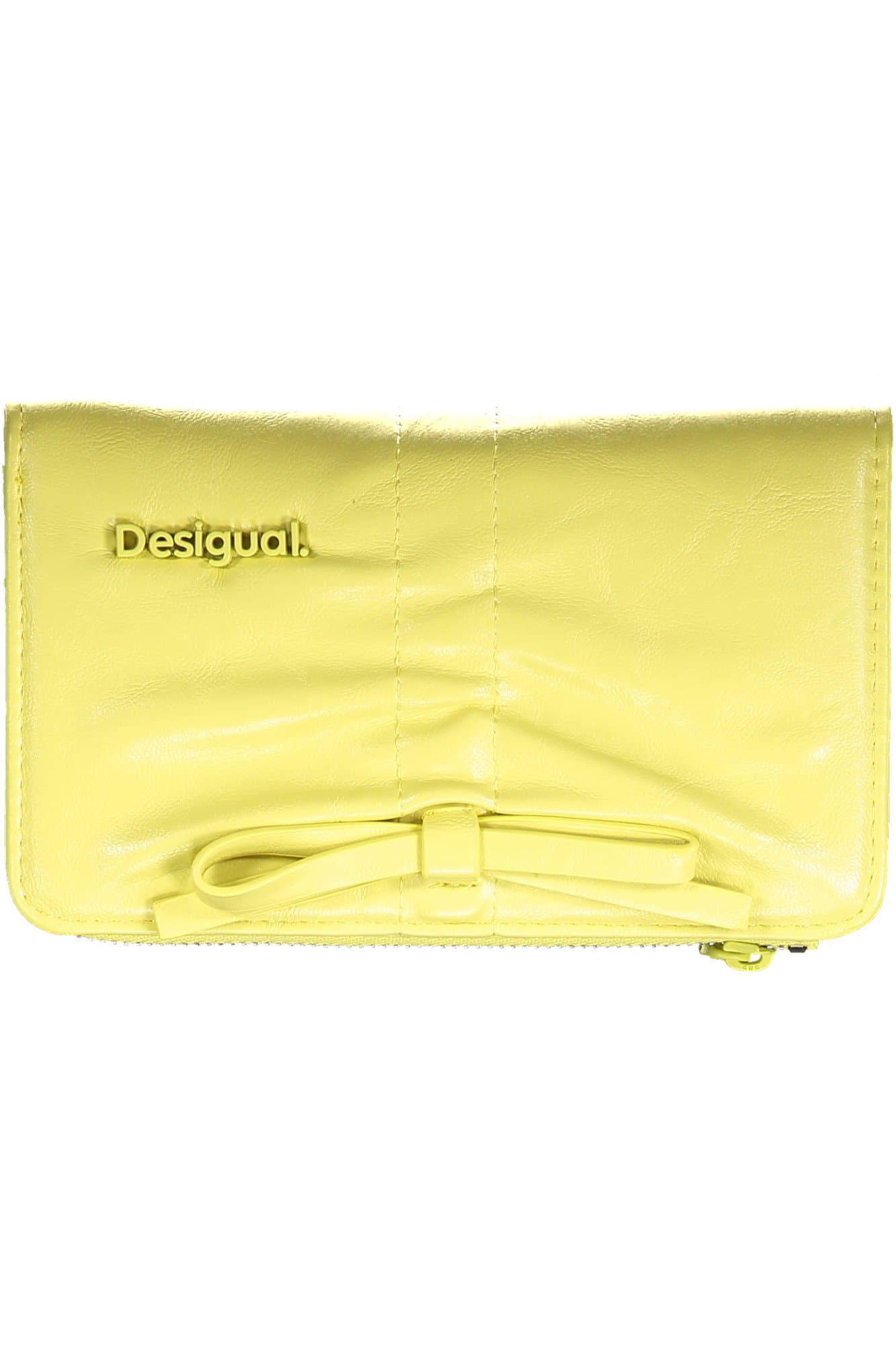 DESIGUAL Damen Geldbörse in Gelb