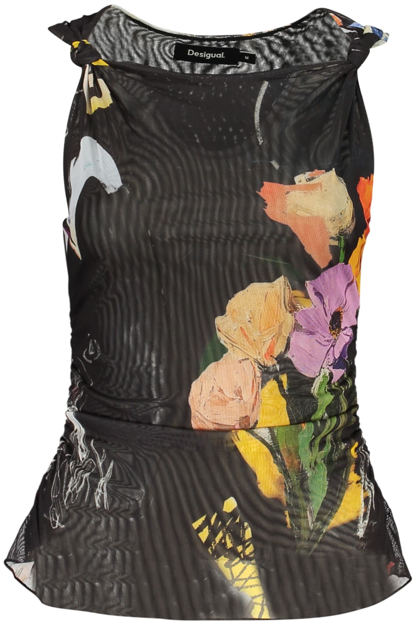 DESIGUAL Damen Top in Schwarz