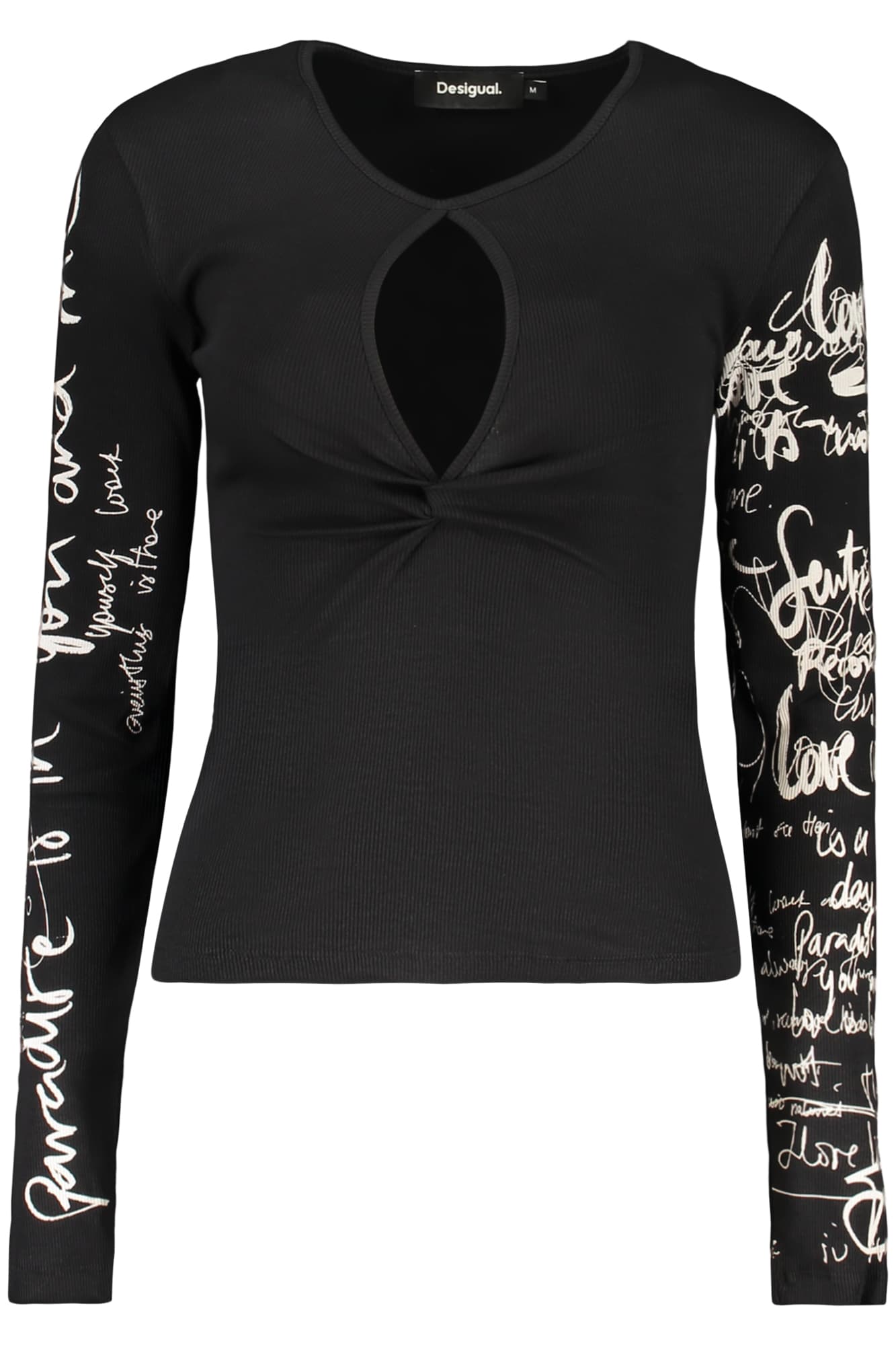 DESIGUAL Damen Pullover in Schwarz