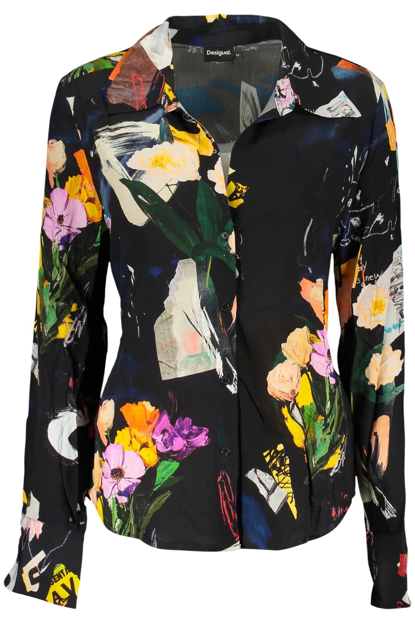 DESIGUAL Damen Hemd in Schwarz