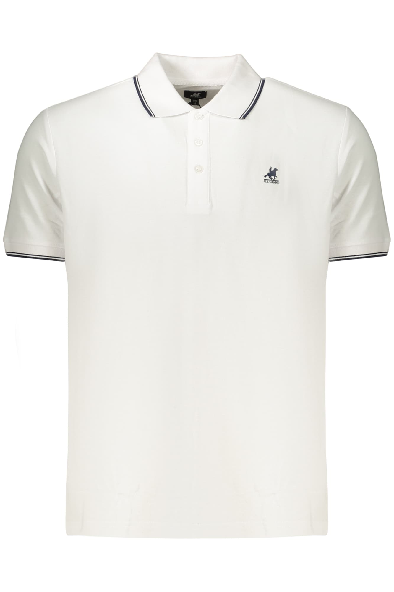 U.S. GRAND Herren Poloshirt in Weiß