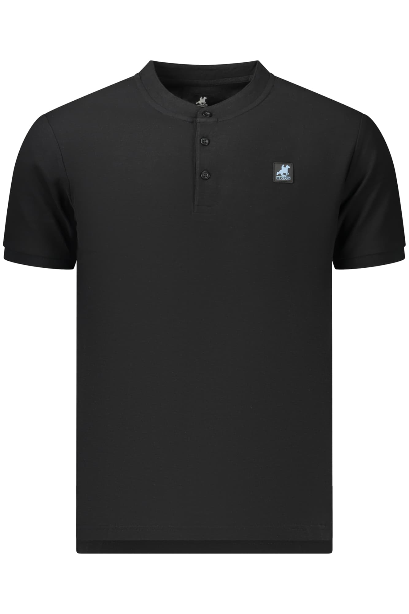 U.S. GRAND Herren Poloshirt in Schwarz