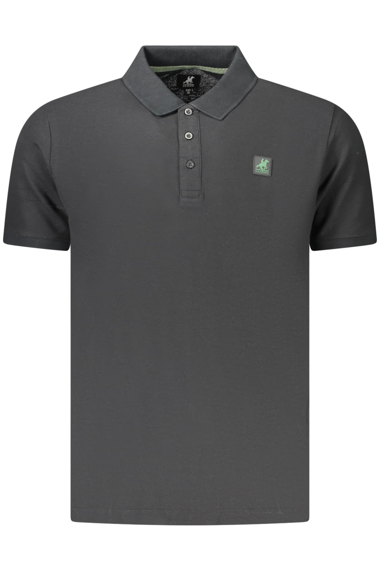U.S. GRAND Herren Poloshirt in Schwarz