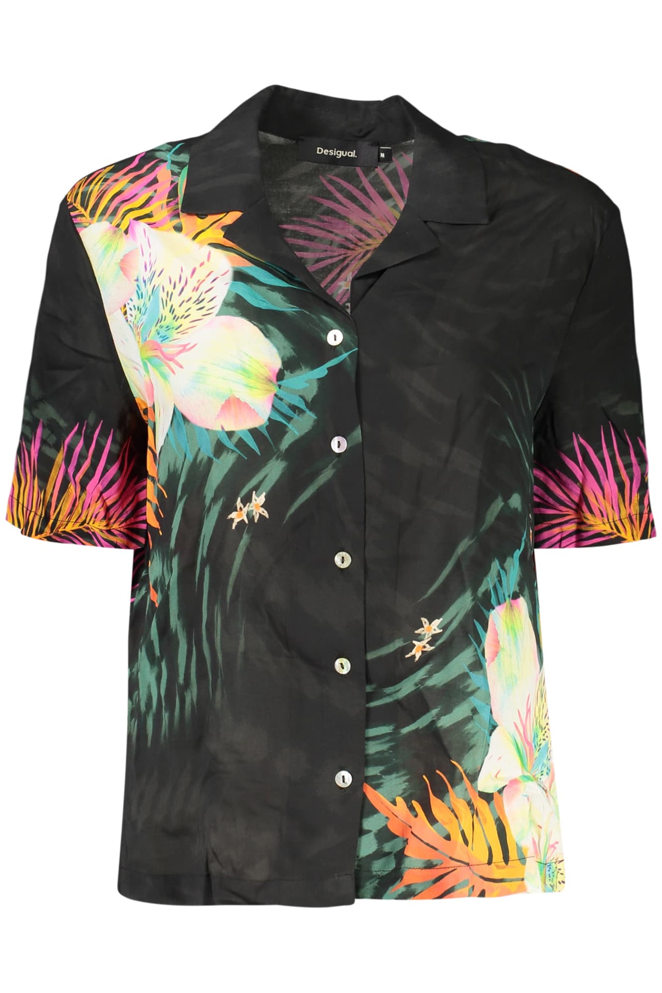 DESIGUAL Damen Hemd in Schwarz