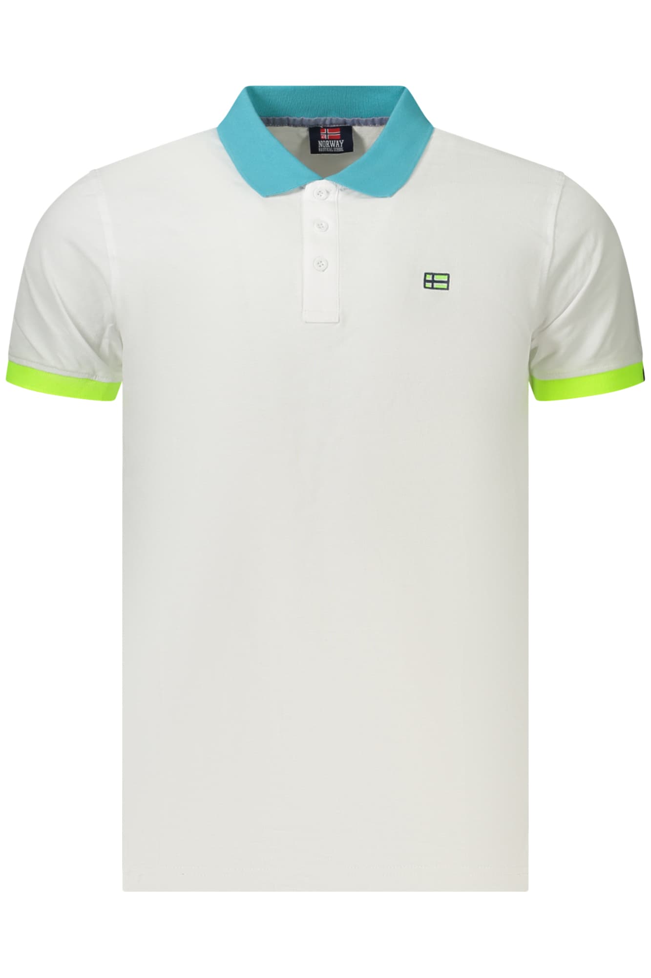 NORWAY 1963 Herren Poloshirt in Weiß