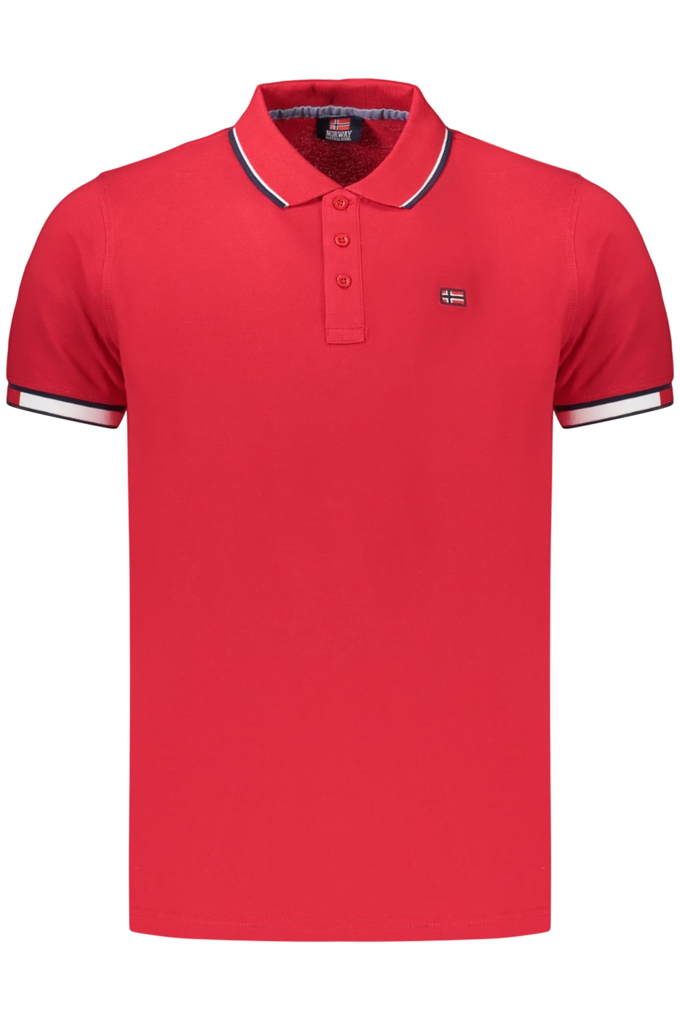 NORWAY 1963 Herren Poloshirt in Rot