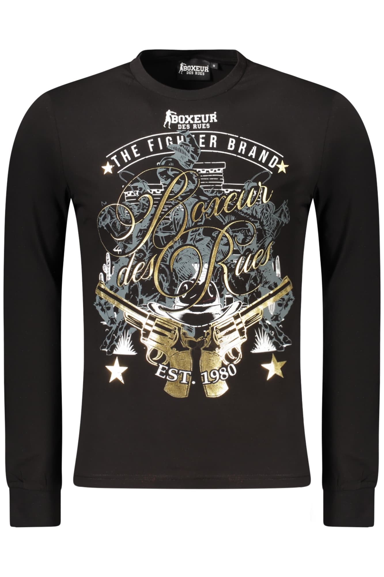 BOXEUR DES RUES Herren T-Shirt in Schwarz