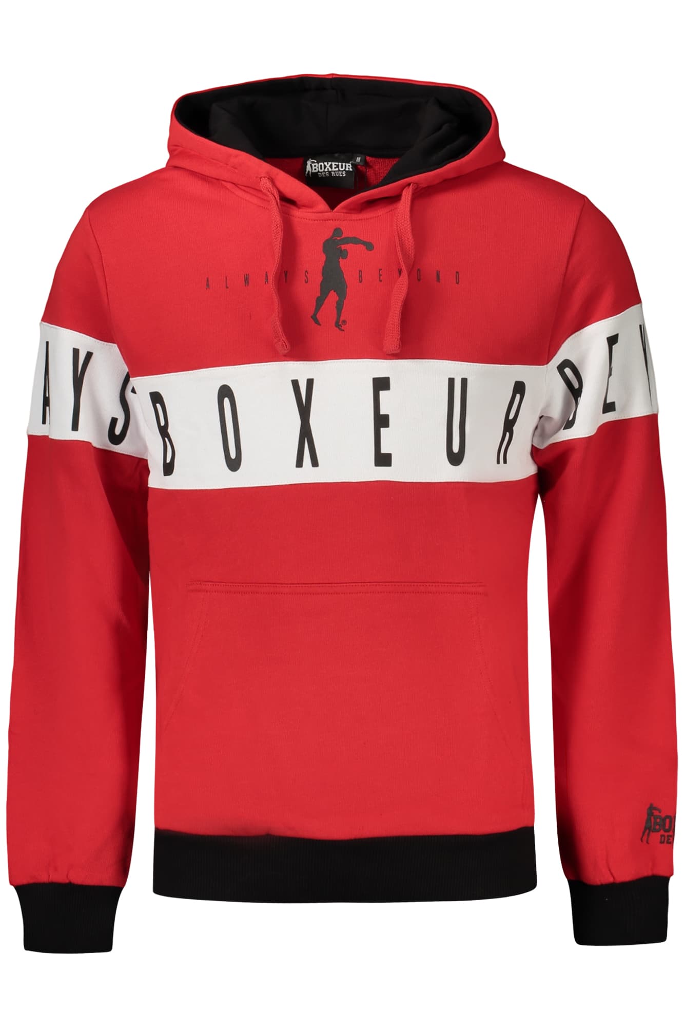 BOXEUR DES RUES Herren Sweatshirt in Rot