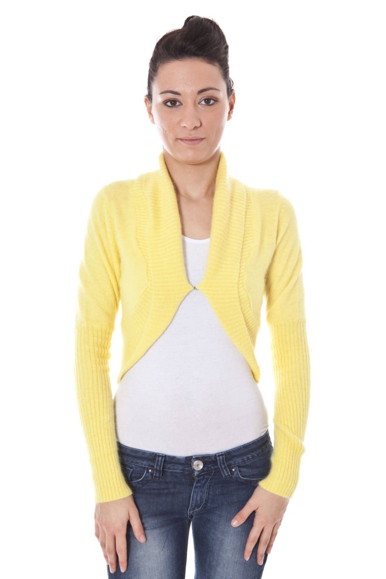 DATCH Damen Pullover in Gelb