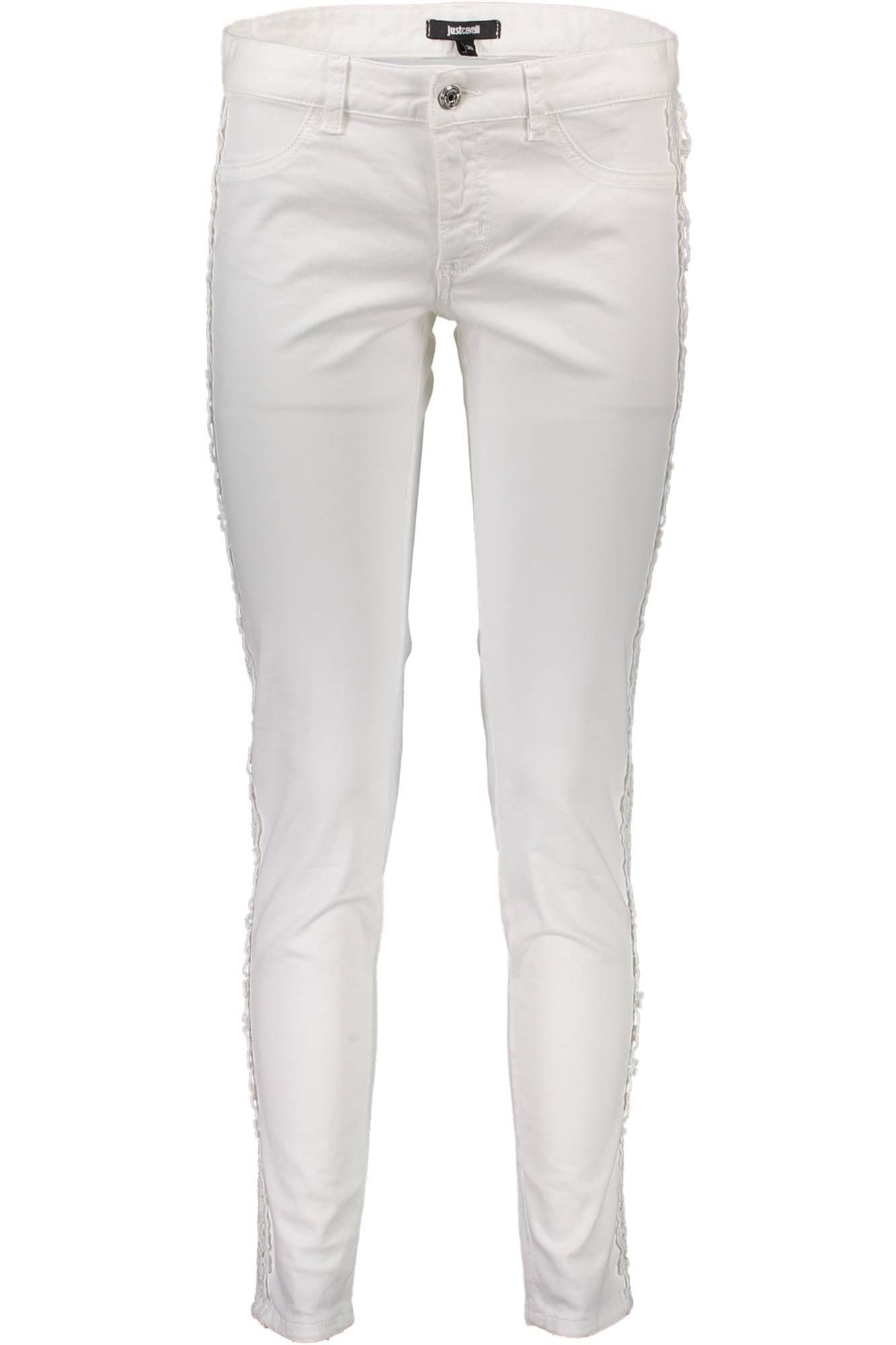 JUST CAVALLI Damen Hose in Weiß