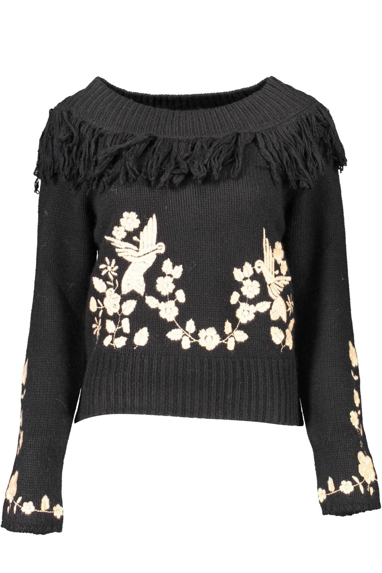 BLUGIRL Damen Pullover in Schwarz