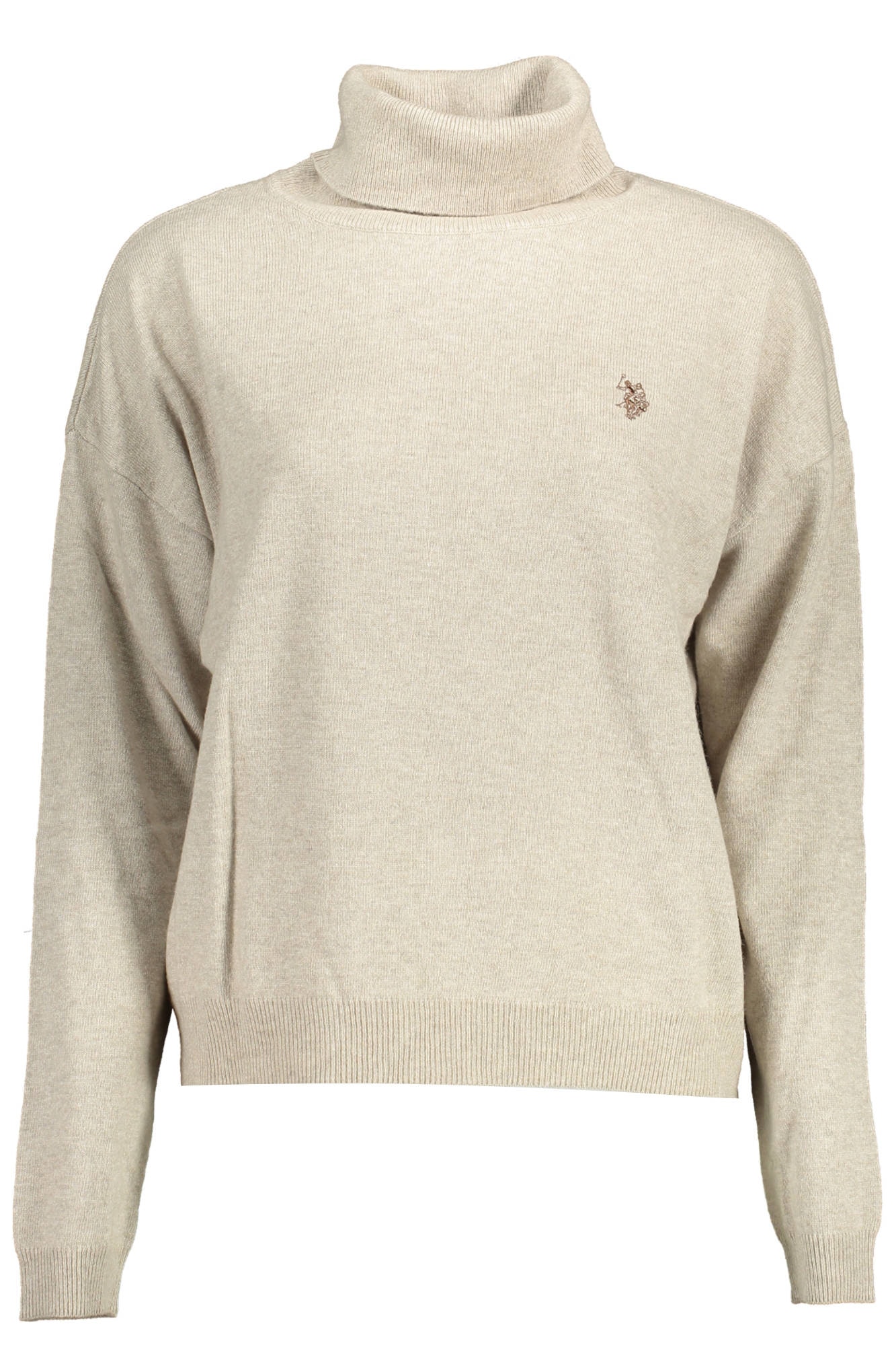US POLO ASSN. Damen-Rollkragenpullover in Beige