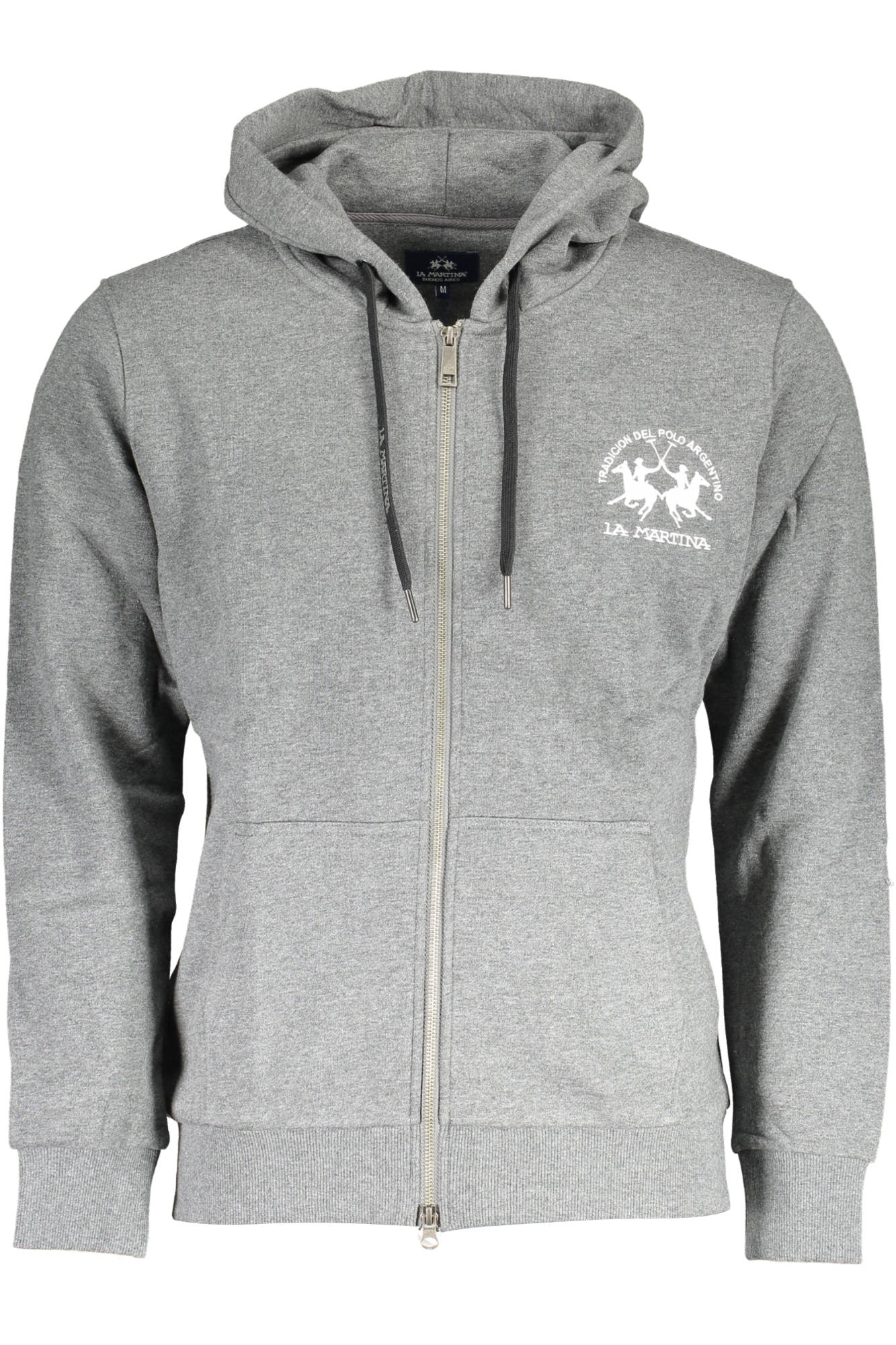 GRAUES SWEATSHIRT MIT REISSVERSCHLUSS FÜR HERREN LA MARTINA