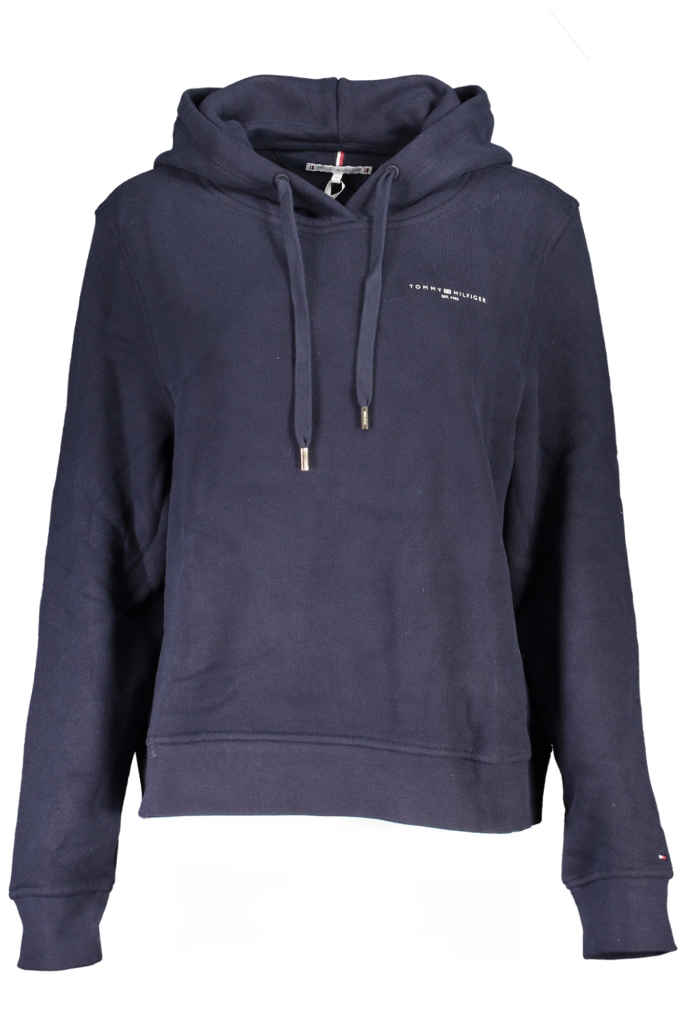 TOMMY HILFIGER DAMEN-SWEATSHIRT MIT BLAUEM REISSVERSCHLUSS