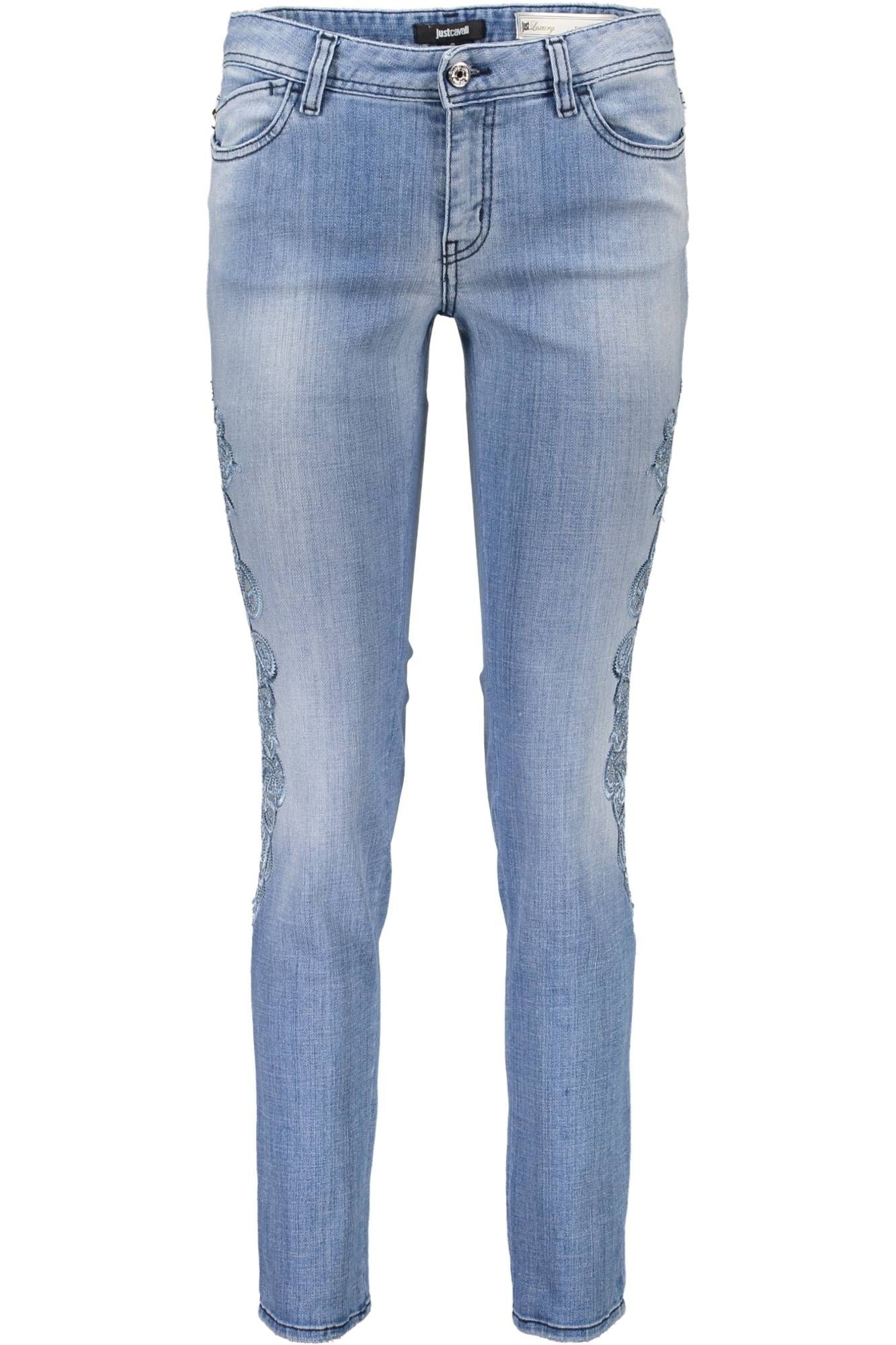 JUST CAVALLI JEANS DENIM DAMEN HELLBLAU
