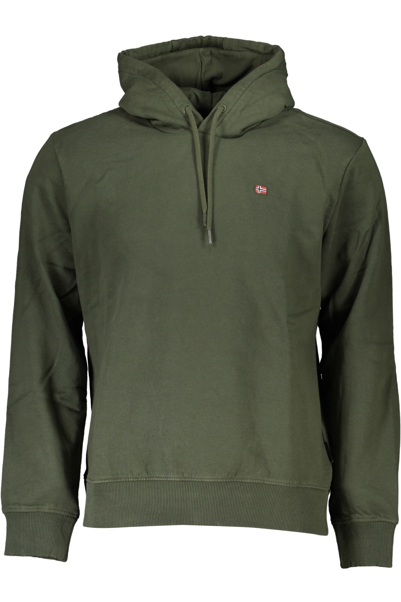 NAPAPIJRI GRÜNES HERREN-SWEATSHIRT MIT REISSVERSCHLUSS