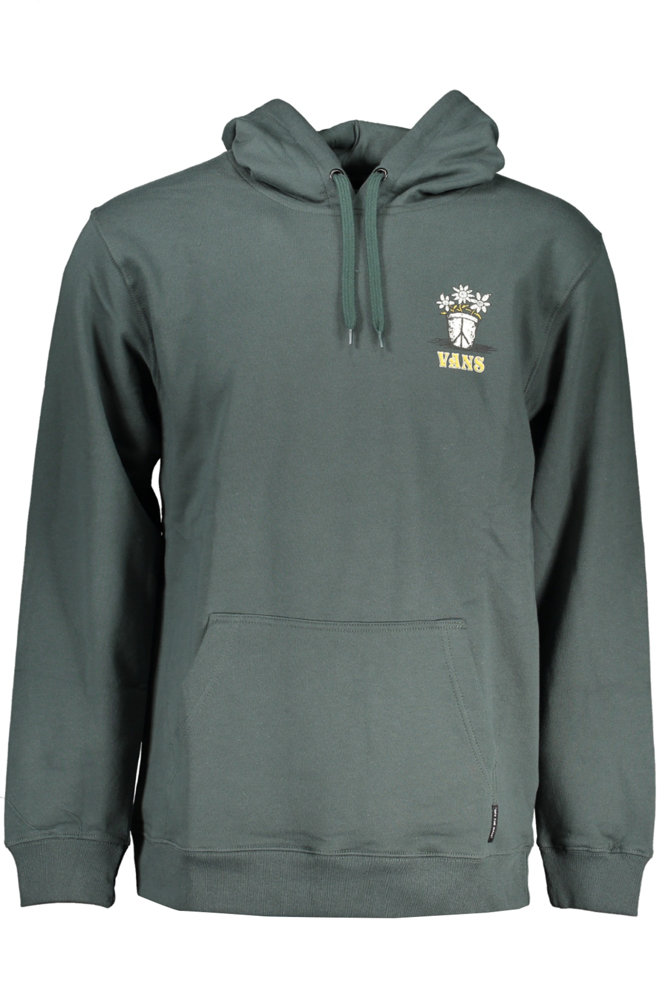 VANS GRÜNES HERREN-SWEATSHIRT MIT REISSVERSCHLUSS
