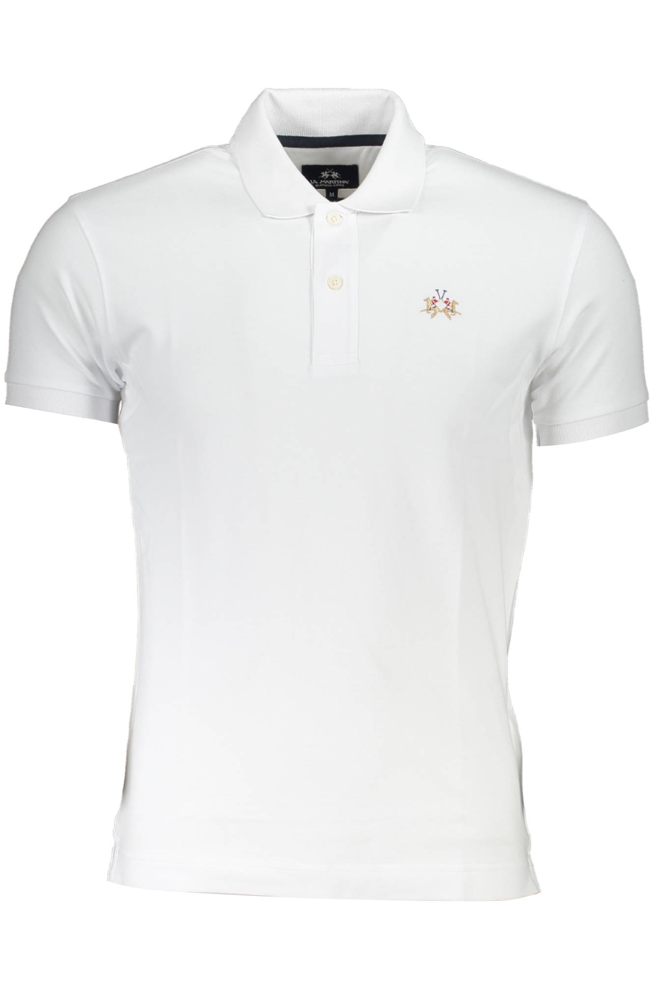 LA MARTINA HERREN-POLOSHIRT MIT KURZEN ÄRMELN, WEISS