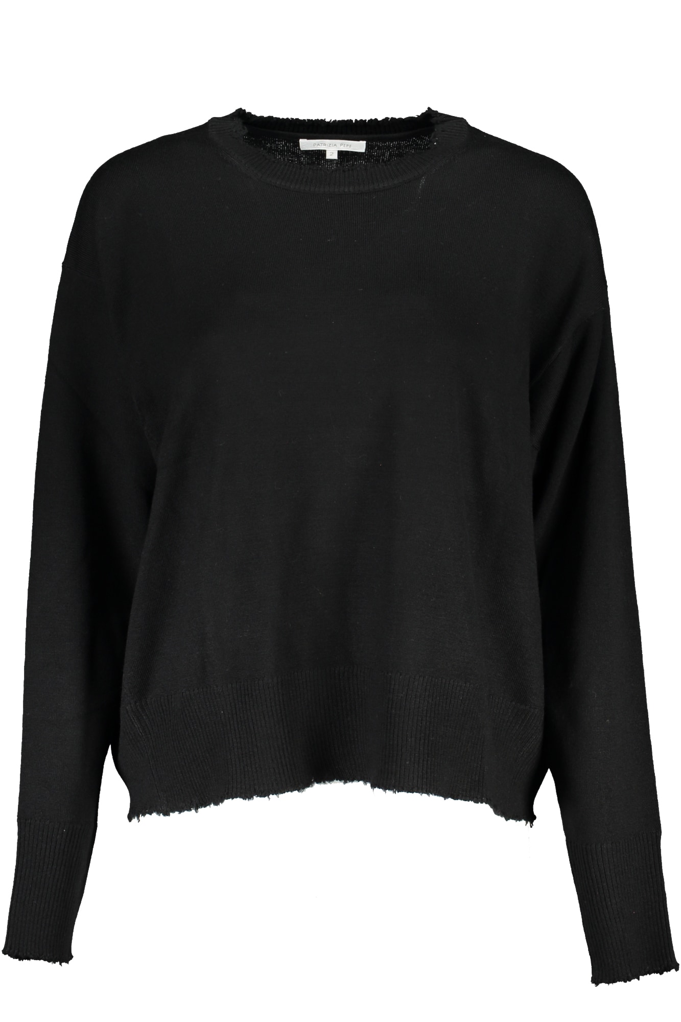SCHWARZER PULLOVER FÜR DAMEN VON PATRIZIA PEPE