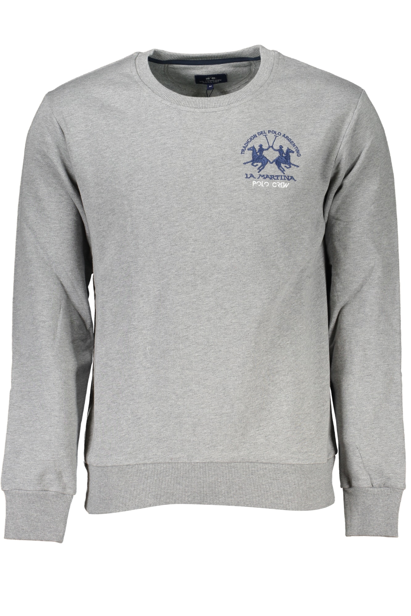 LA MARTINA HERREN-SWEATSHIRT GRAU MIT REISSVERSCHLUSS