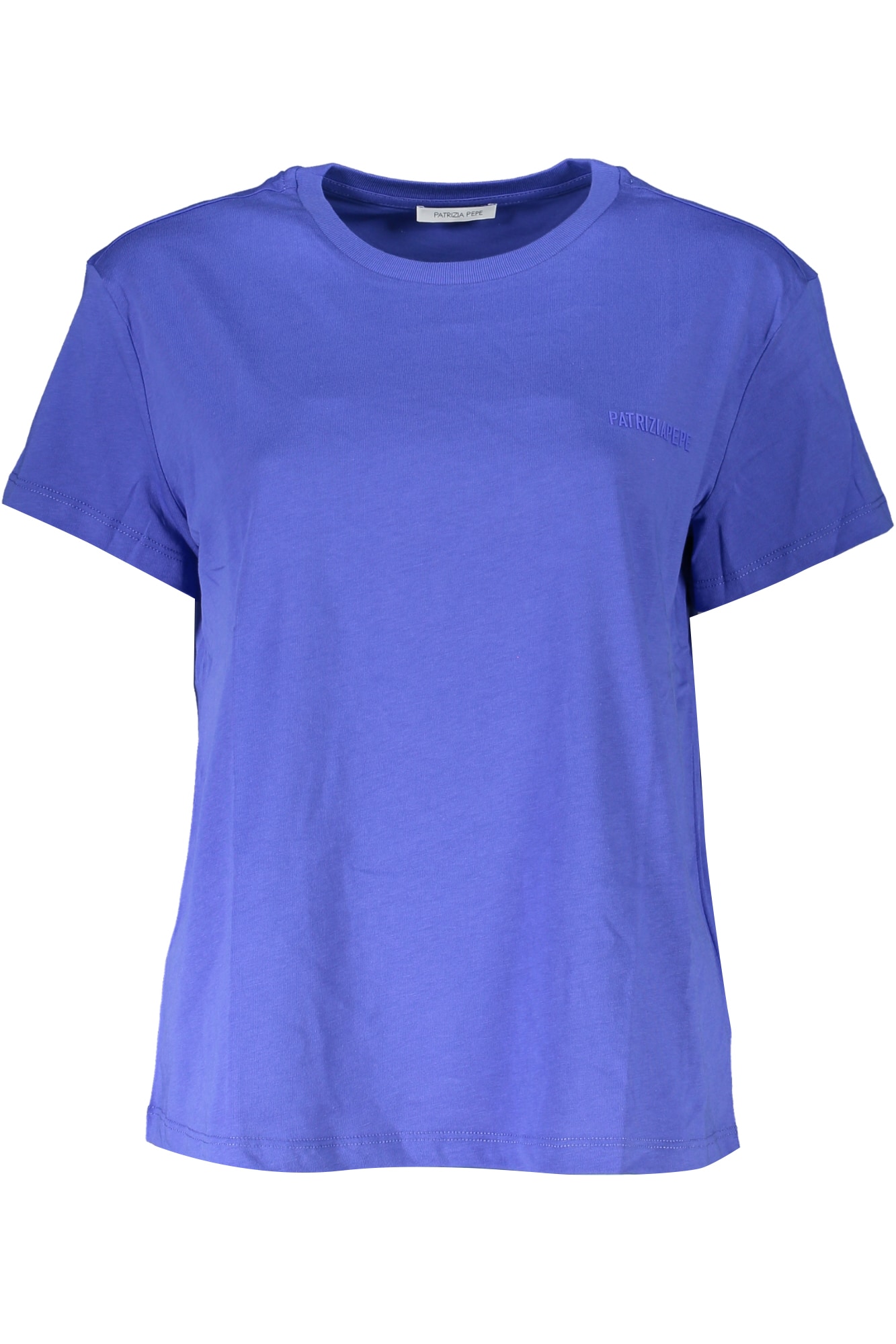 PATRIZIA PEPE DAMEN KURZARM T-SHIRT BLAU