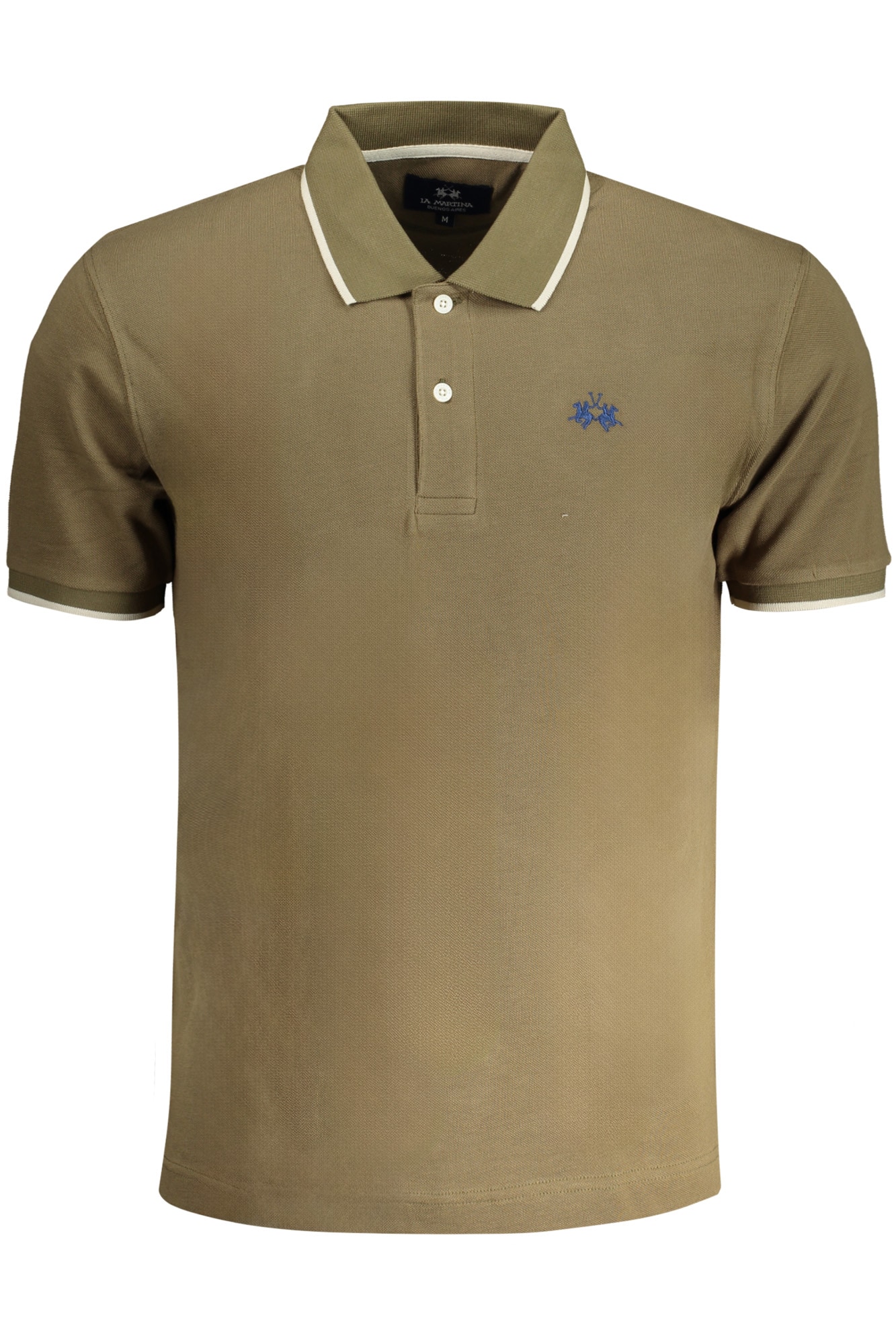 LA MARTINA GRÜNES KURZÄRMELIGES POLOSHIRT FÜR HERREN