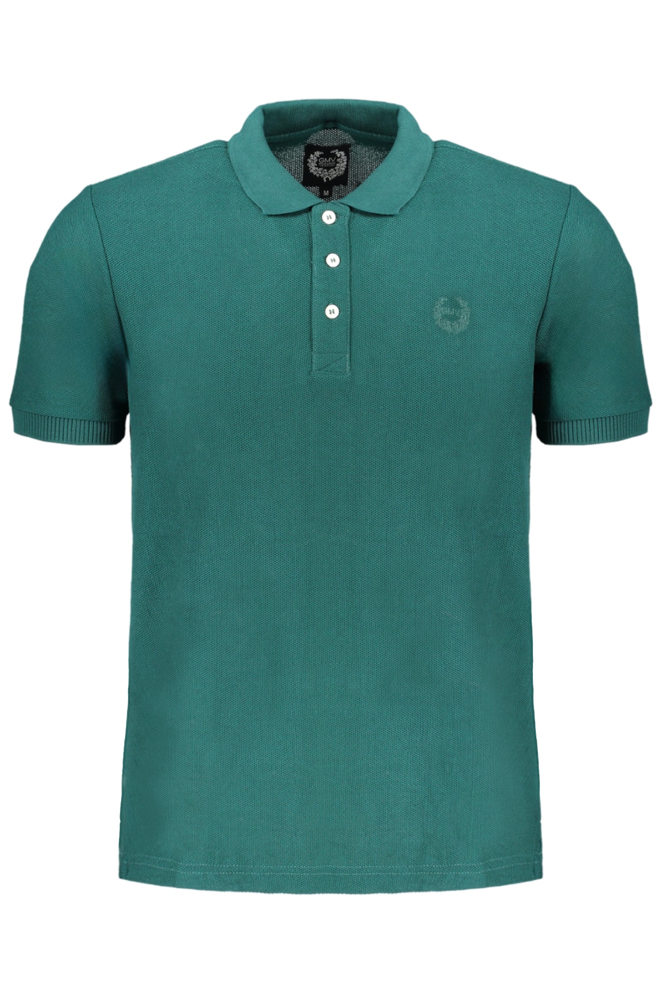 GIAN MARCO VENTURI GRÜNES KURZÄRMELIGES HERREN-POLOSHIRT