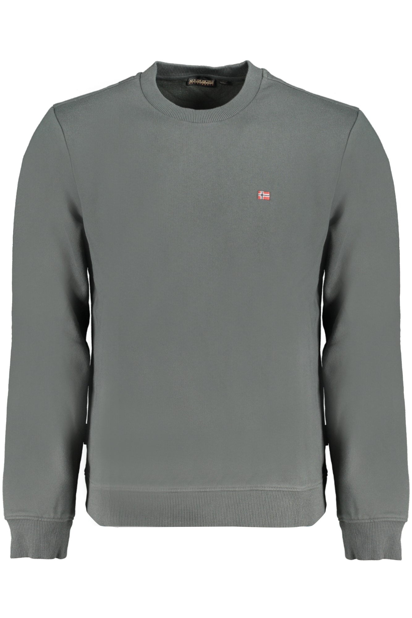 NAPAPIJRI GRÜNES HERREN-SWEATSHIRT MIT REISSVERSCHLUSS