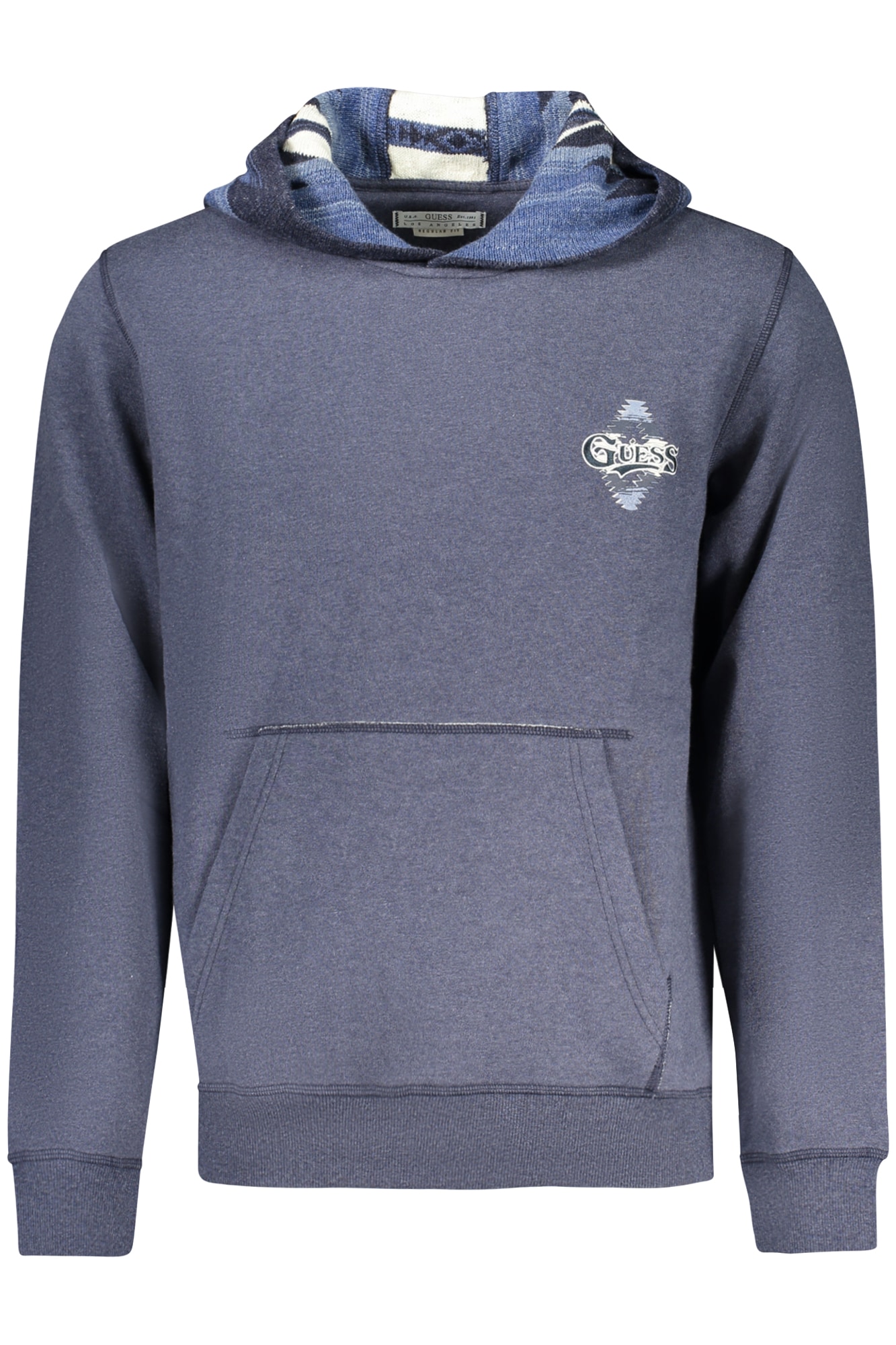 GUESS JEANS SWEATSHIRT OHNE REISSVERSCHLUSS HERREN BLAU