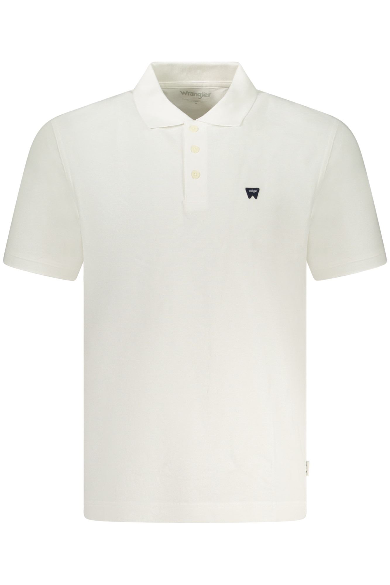 WRANGLER POLO KURZARM HERREN WEISS