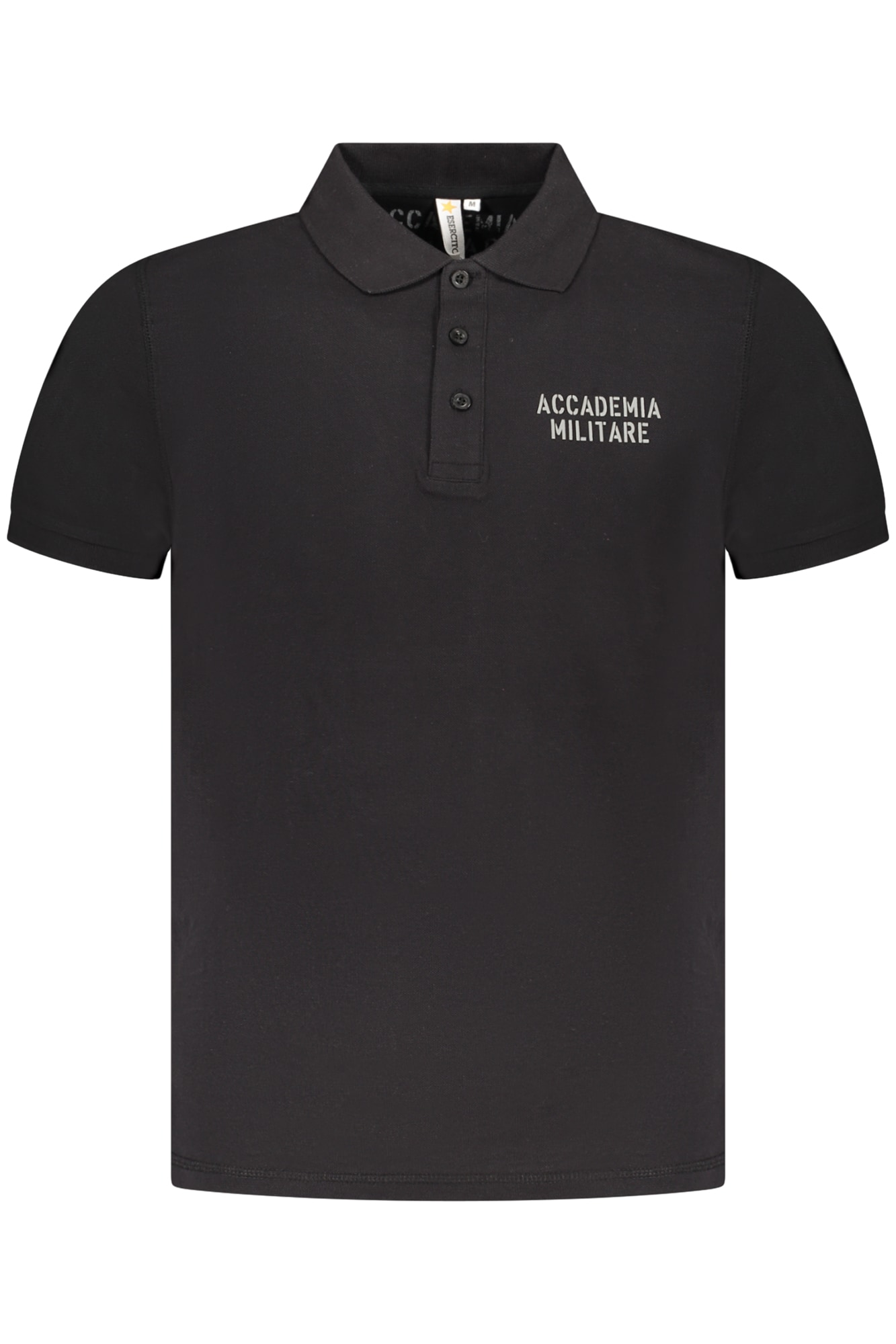 MILITARY ACADEMY SCHWARZES HERREN-KURZARM-POLO