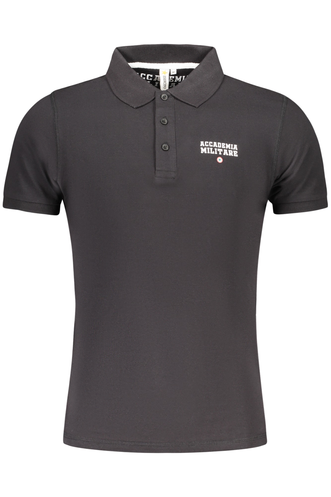 MILITARY ACADEMY SCHWARZES HERREN-KURZARM-POLO