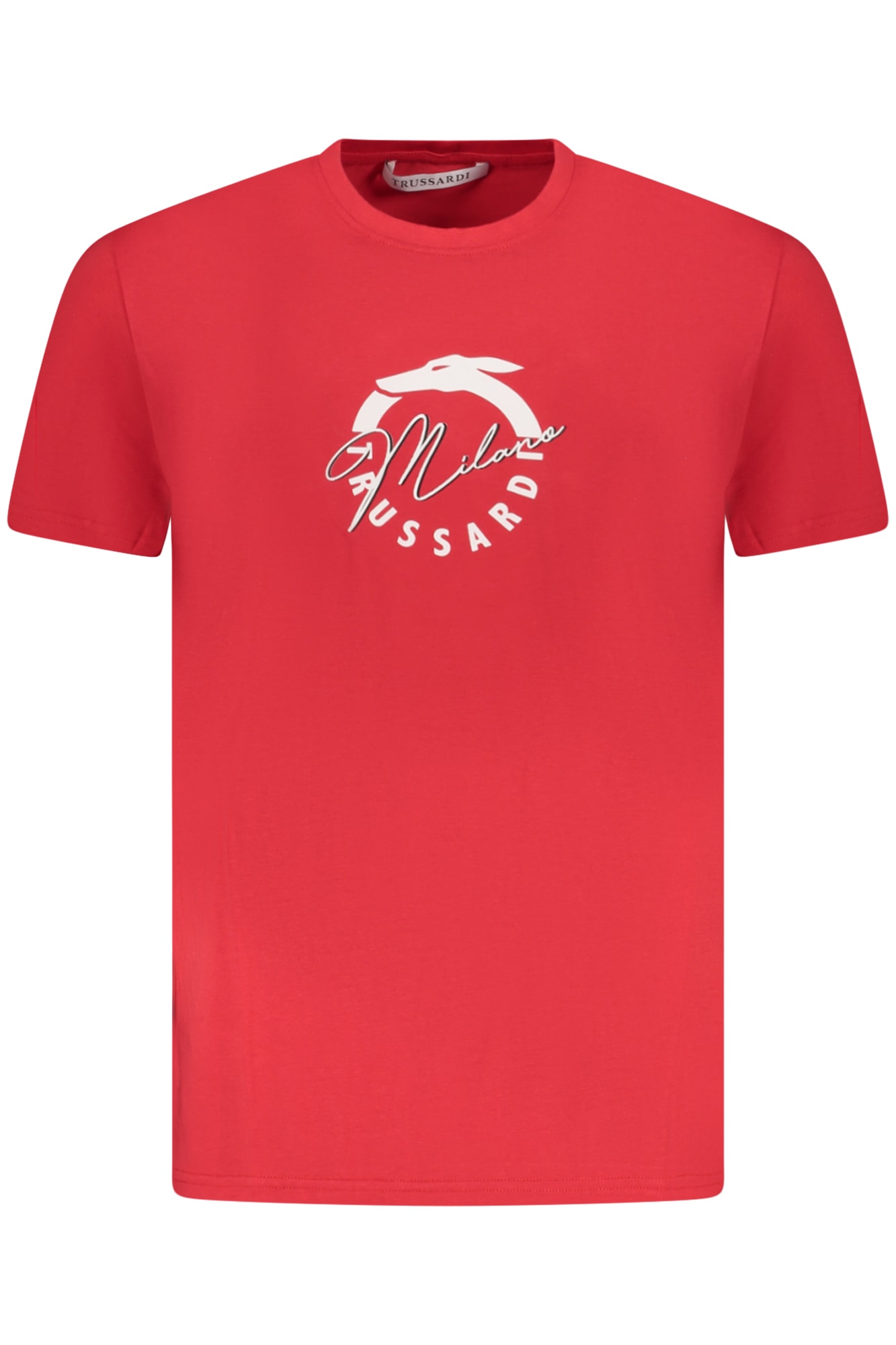 Trussardi Herren Kurzarm T-Shirt Rot