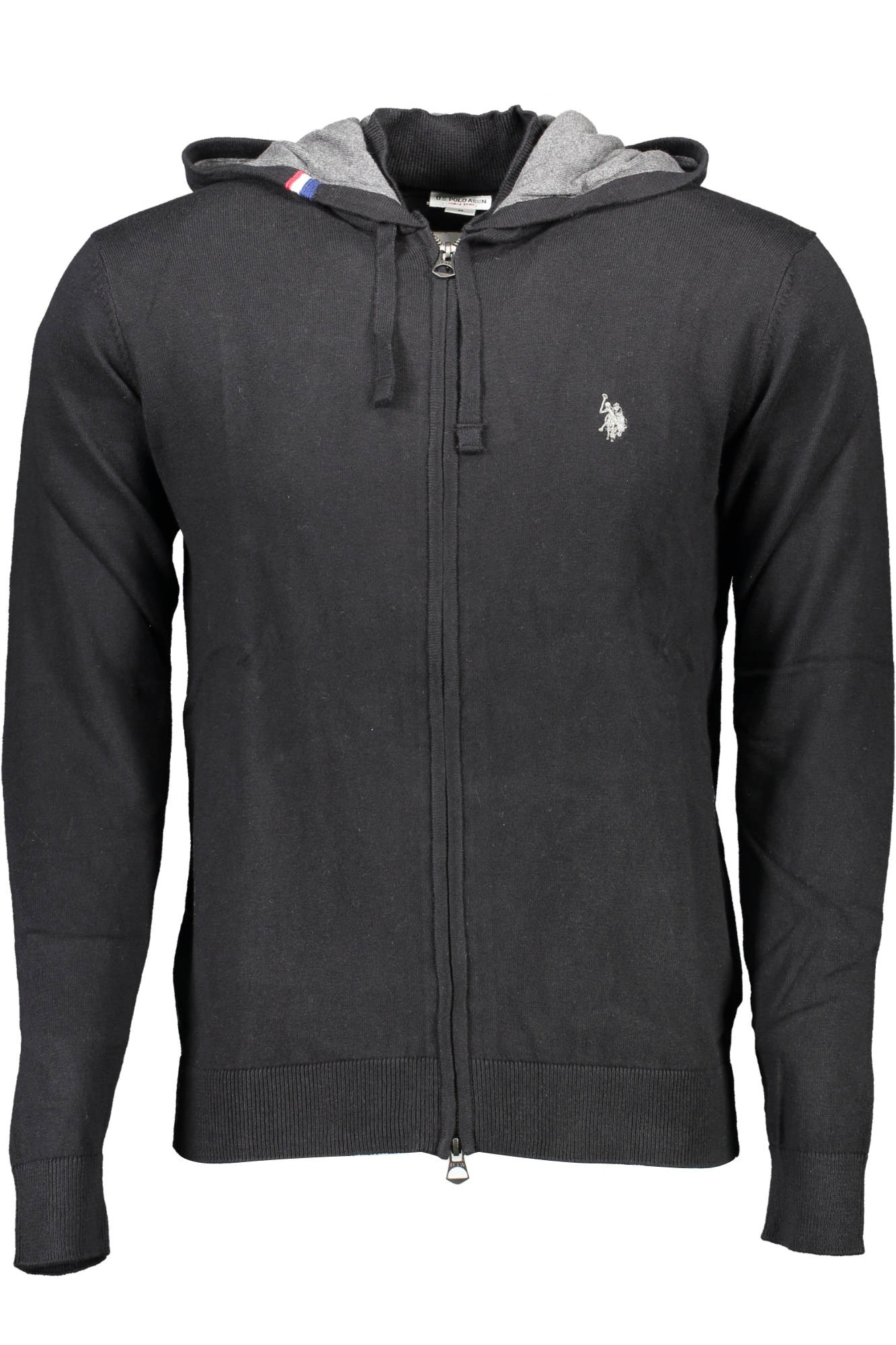 US POLO ASSN. Herren-Strickjacke, schwarz