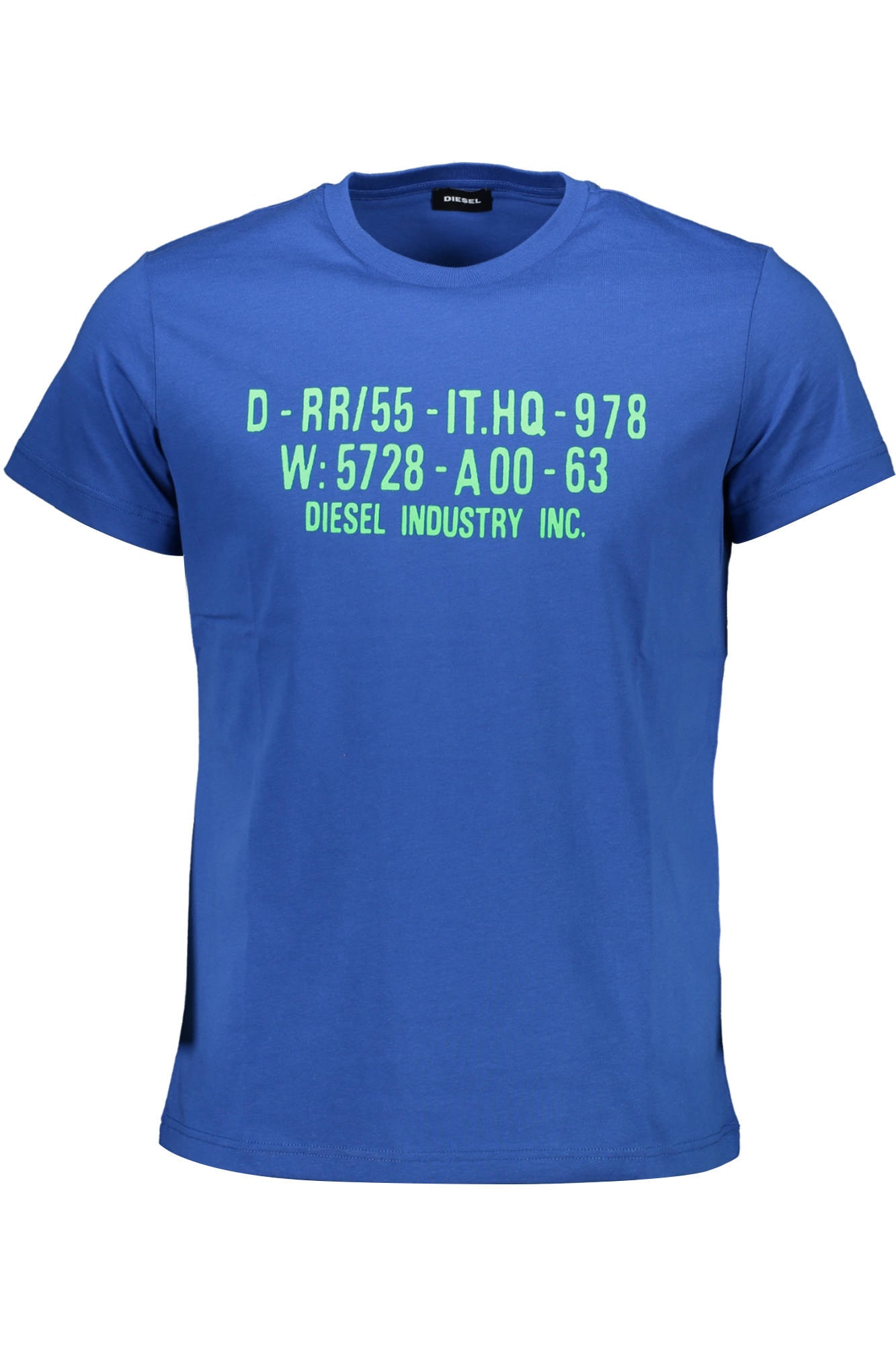 DIESEL HERREN KURZARM T-SHIRT BLAU