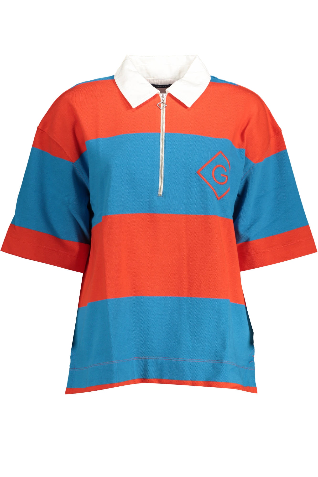 GANT DAMEN KURZARM POLO ROT
