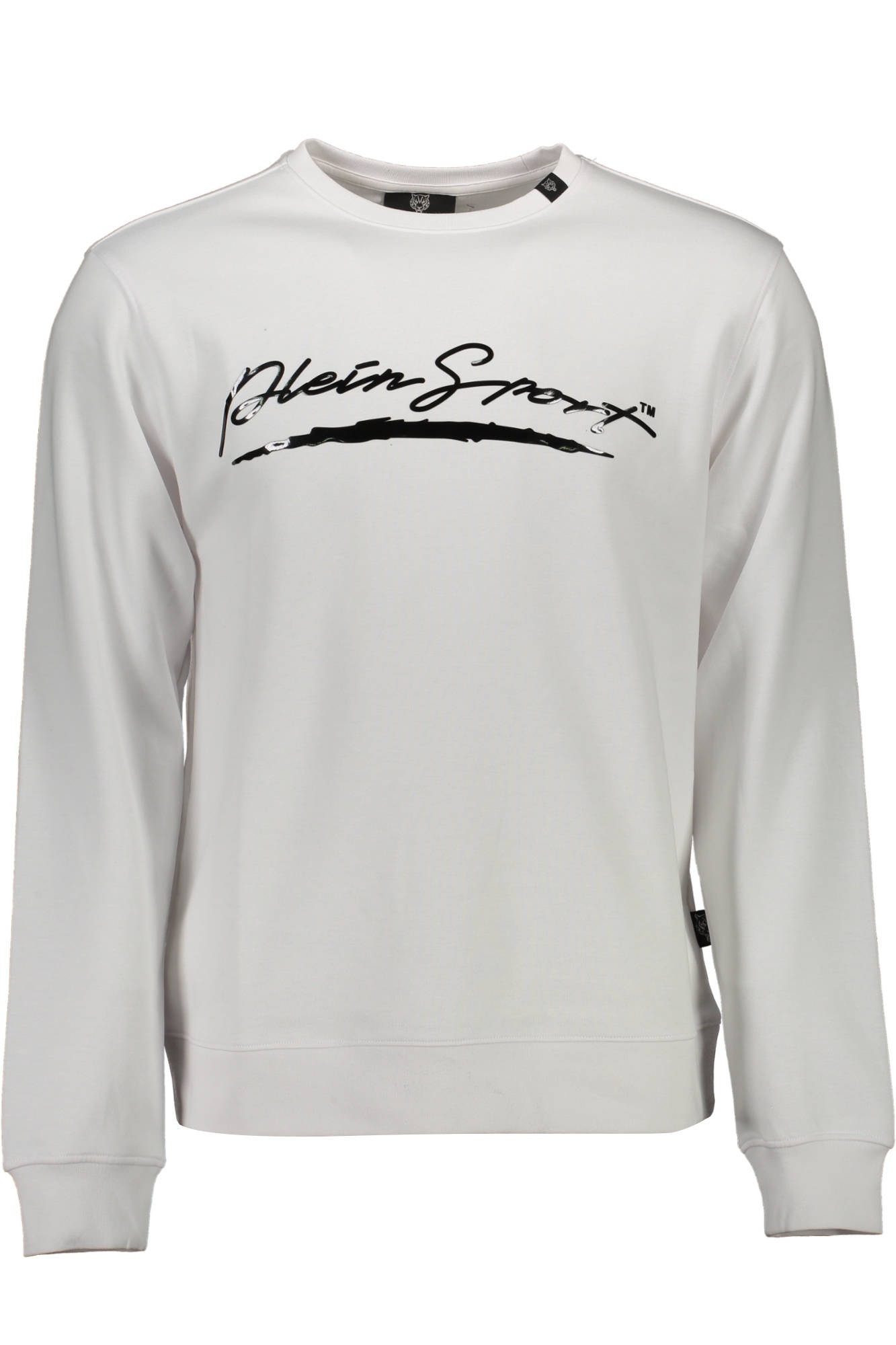 PLEIN SPORT HERREN-SWEATSHIRT MIT ZIP WEISS