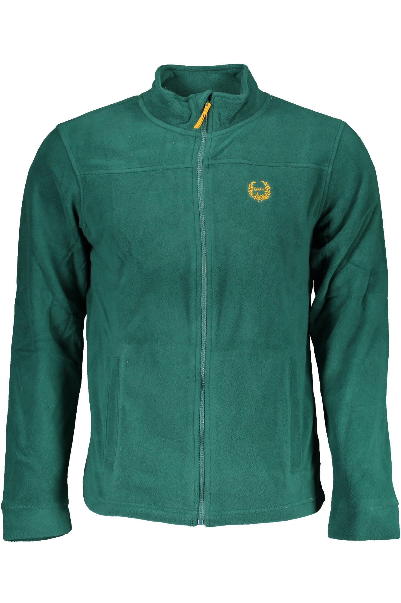 GIAN MARCO VENTURI HERREN-SWEATSHIRT MIT ZIP GRÜN