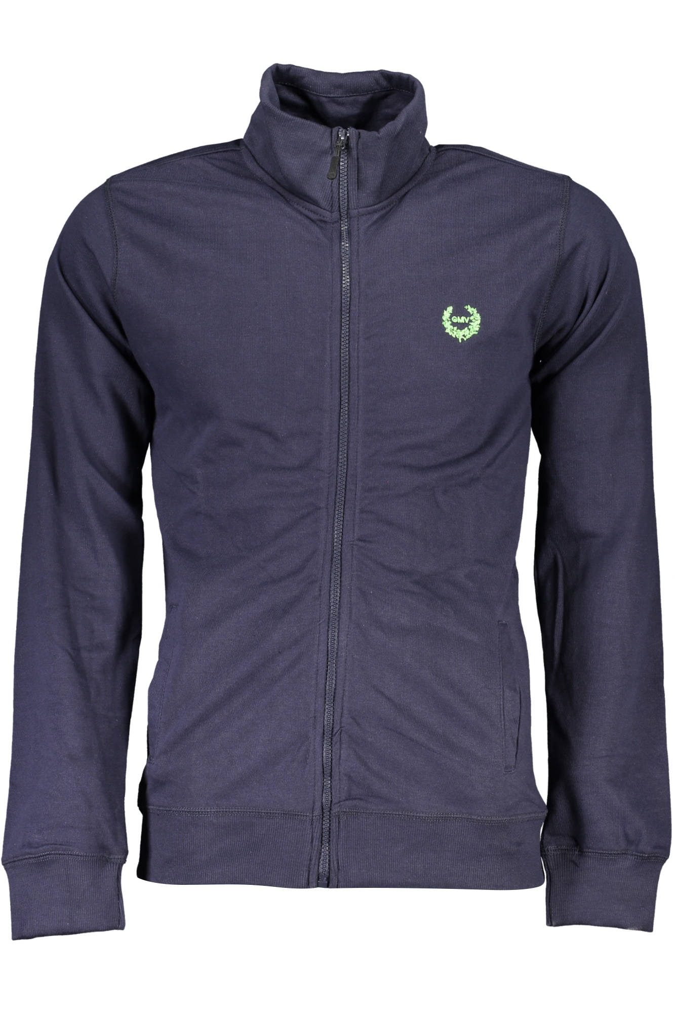 GIAN MARCO VENTURI BLAUES HERREN-SWEATSHIRT MIT REISSVERSCHLUSS