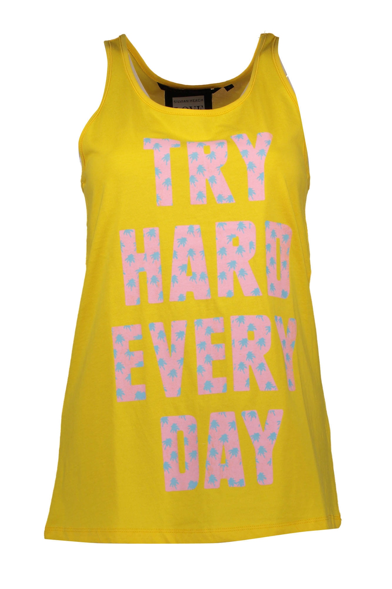 SILVIAN HEACH AMERICAN TANK TOP DAMEN GELB