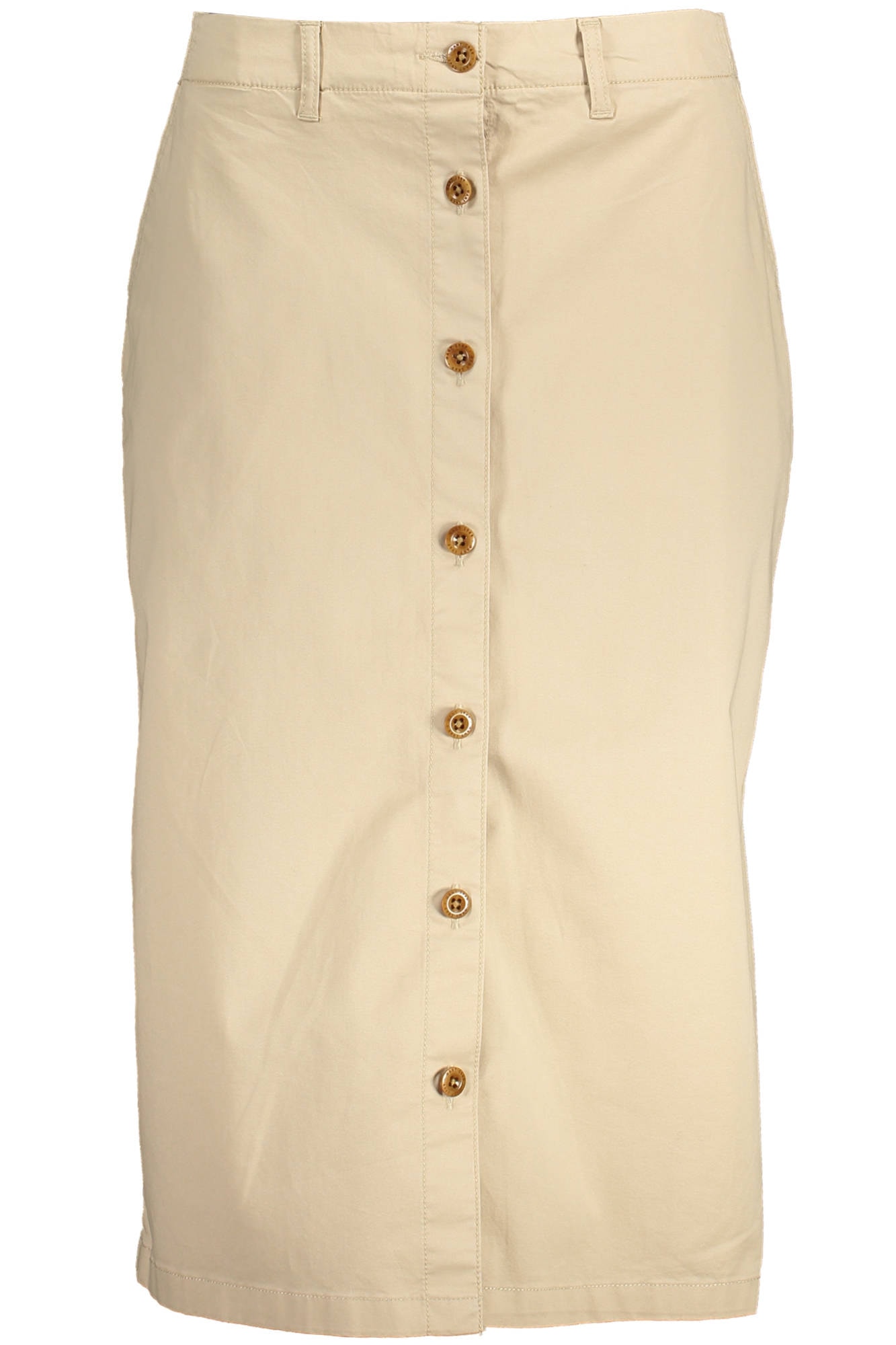 GANT Damen Longuette-Rock, Beige