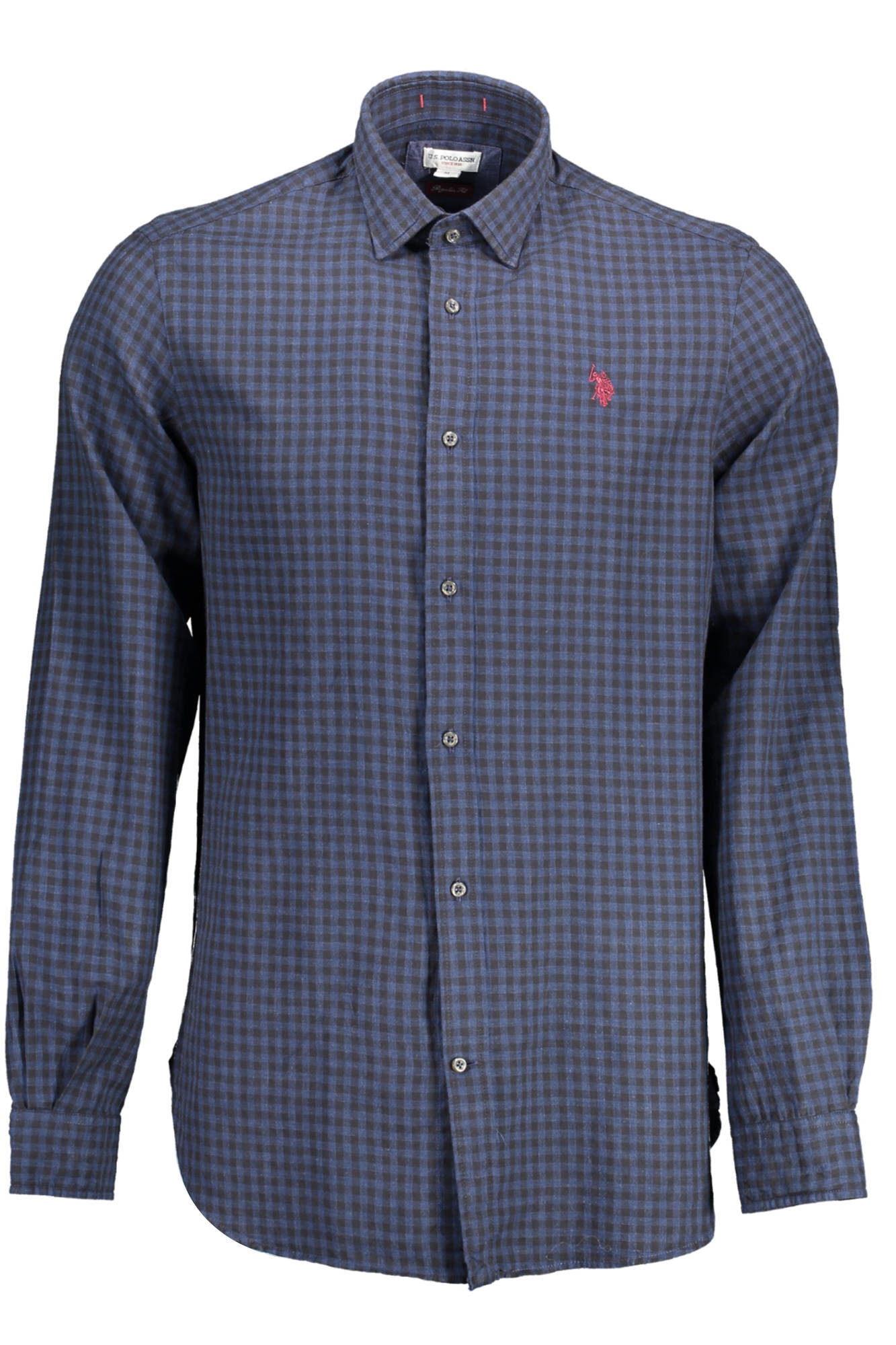 US POLO ASSN. Herren Langarmshirt, blau