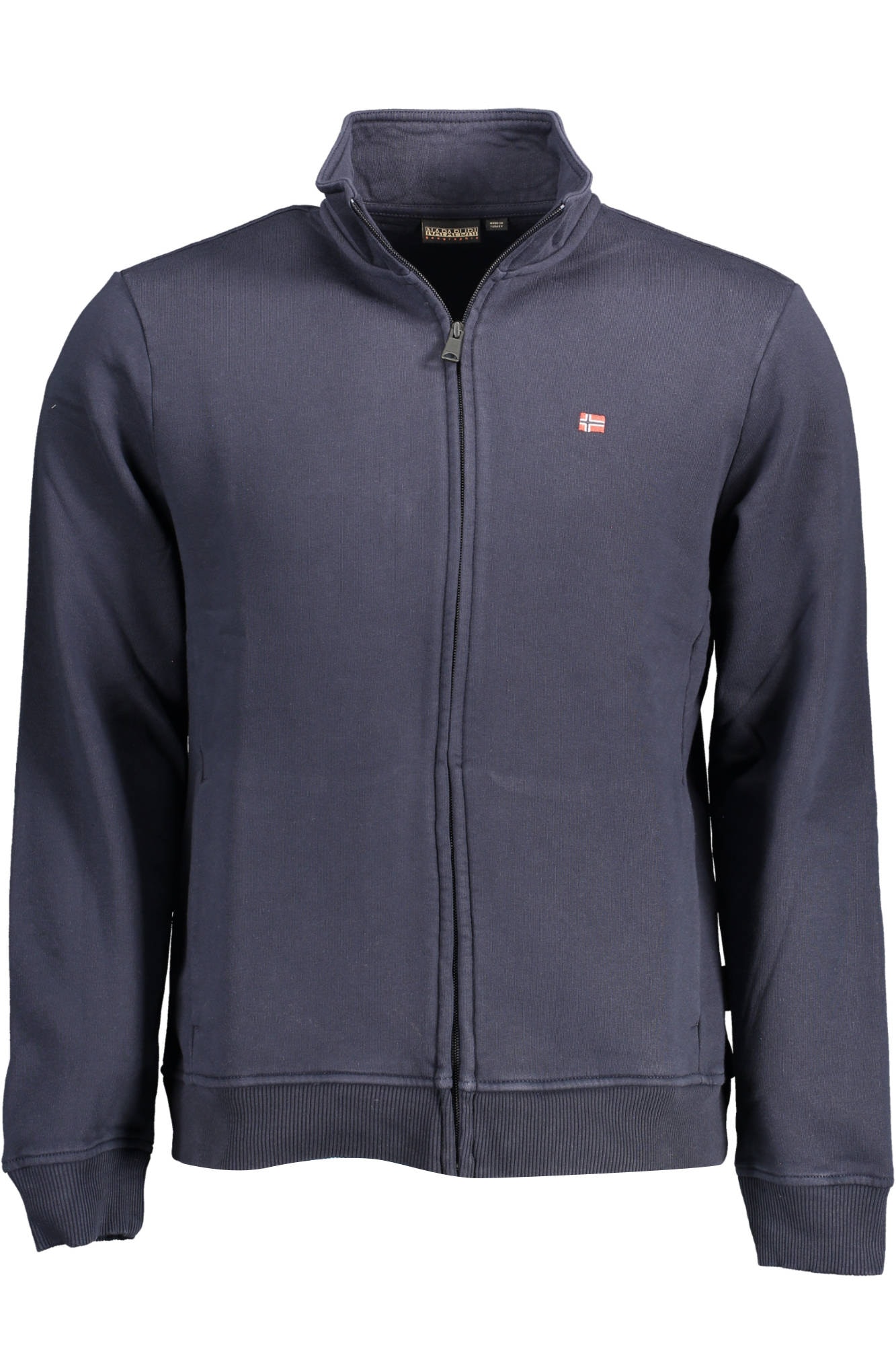 NAPAPIJRI HERREN-SWEATSHIRT MIT ZIP-UP BLAU