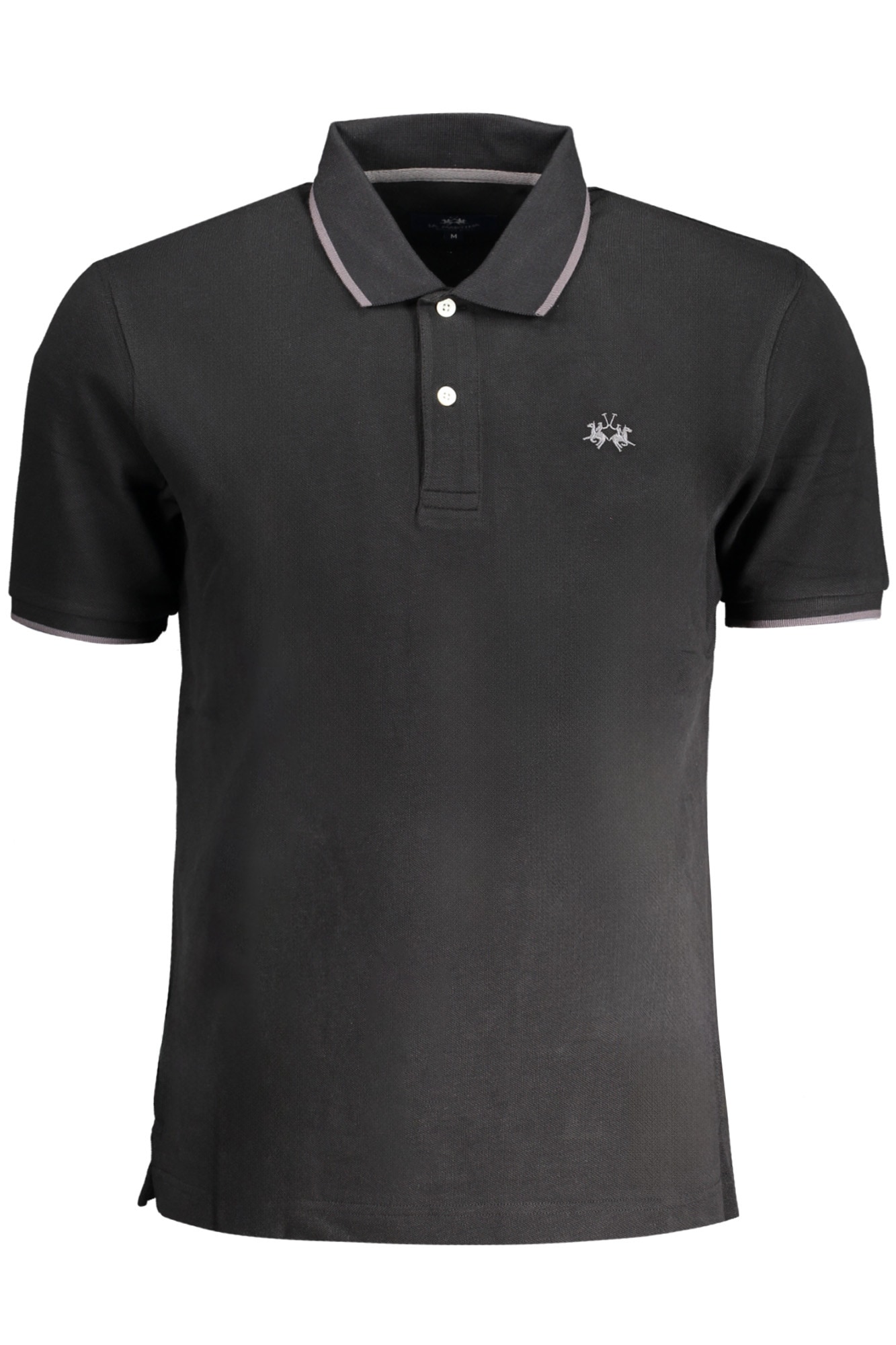 LA MARTINA HERREN KURZARM POLO SCHWARZ
