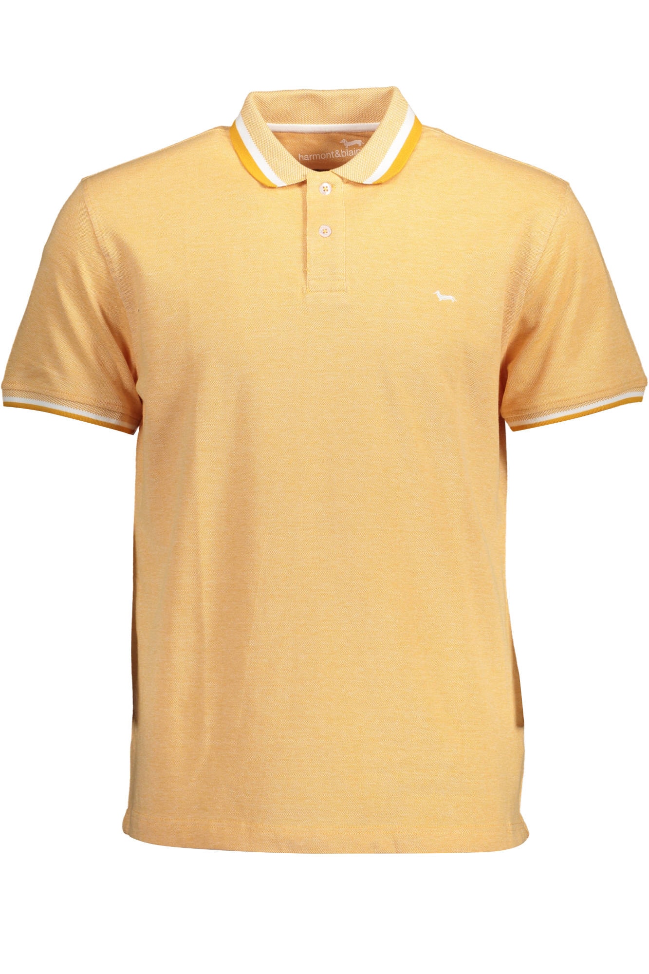 HARMONT & BLAINE HERREN-POLOSHIRT, ORANGE, KURZARM