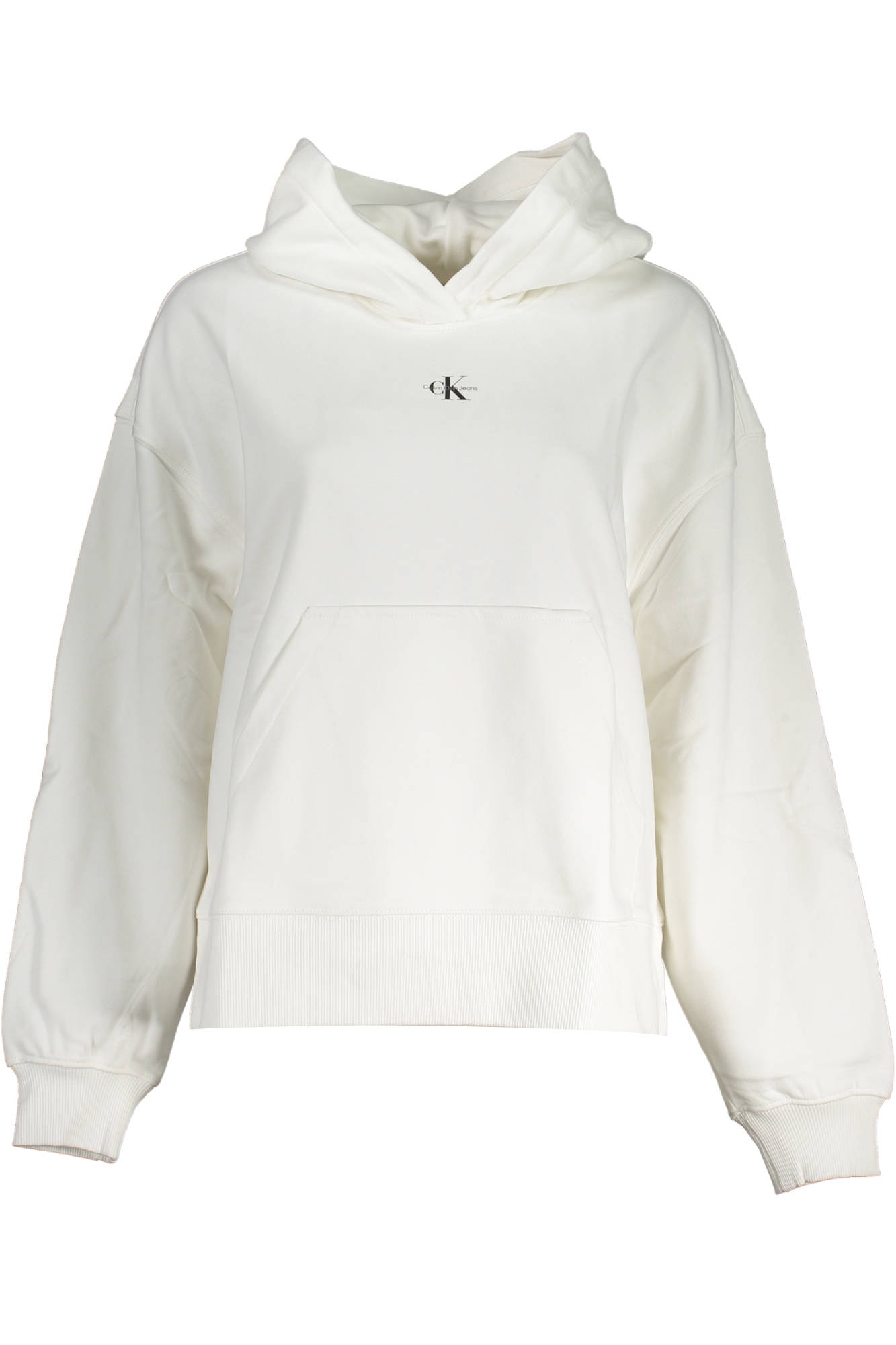 CALVIN KLEIN SWEATSHIRT OHNE REISSVERSCHLUSS DAMEN WEISS